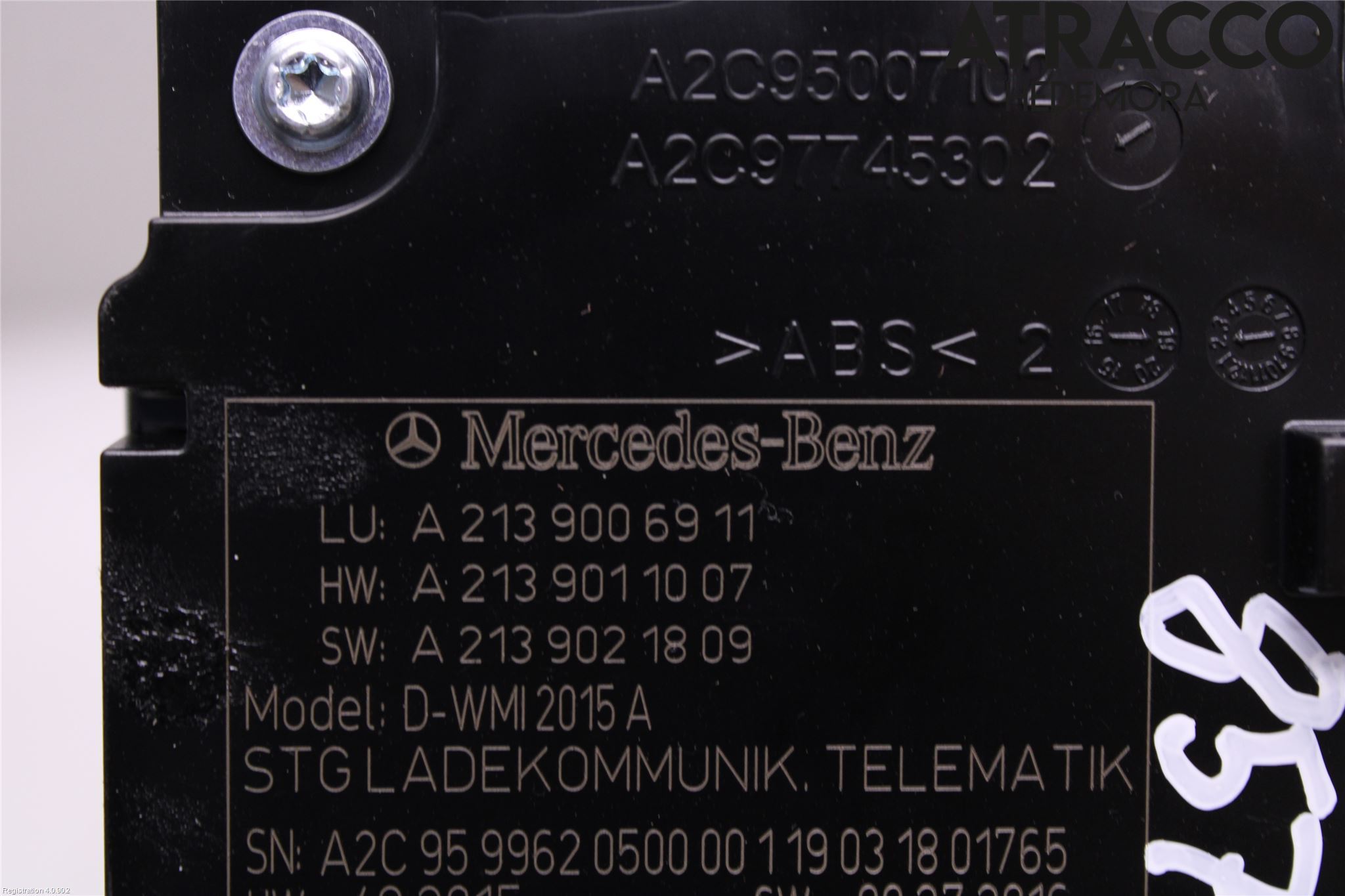 Mercedes-Benz MB E-KLASS (W213) 16-23 Styrenhet Övrigt