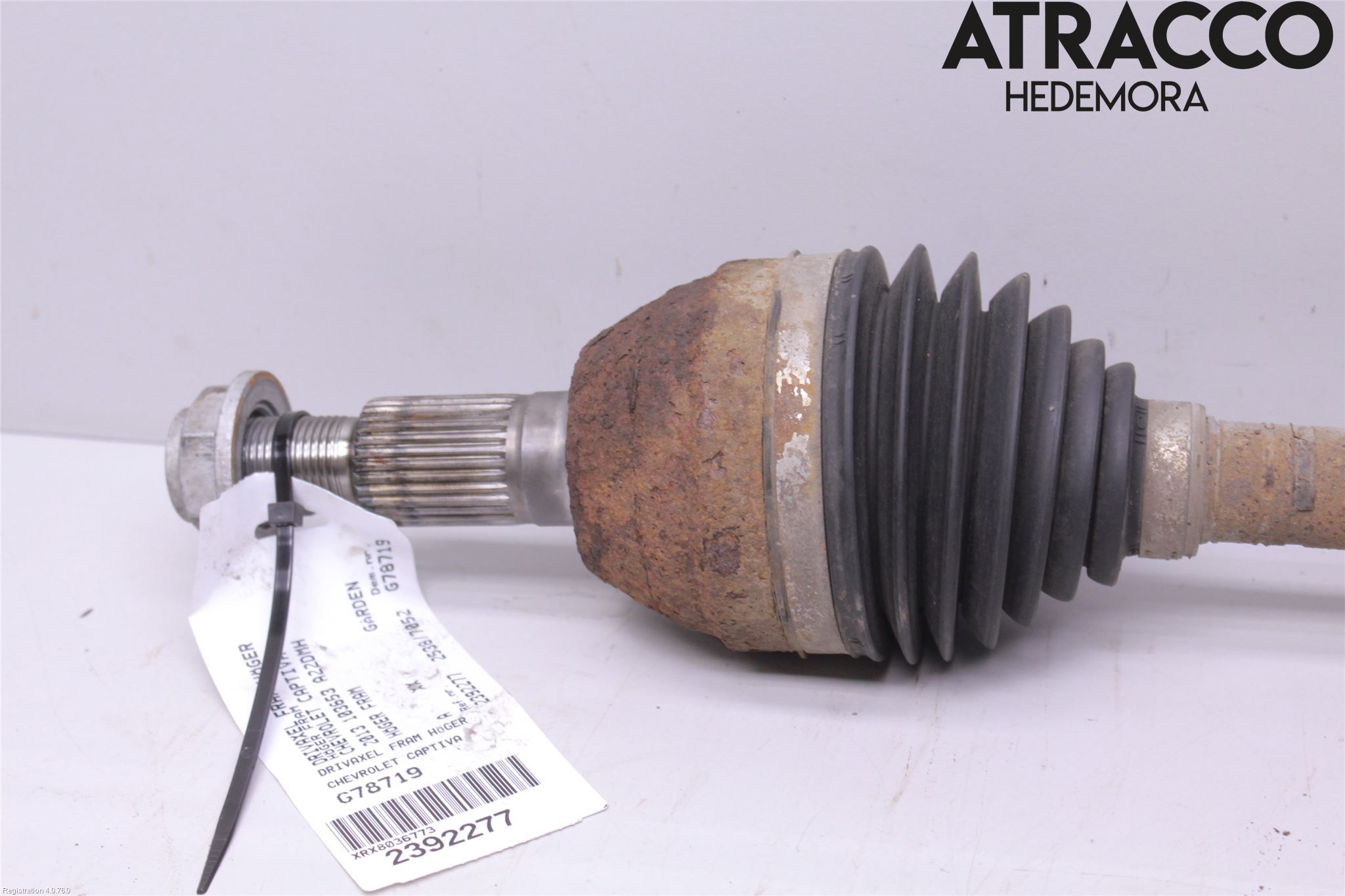 Chevrolet CAPTIVA Drivaxel Fram Höger