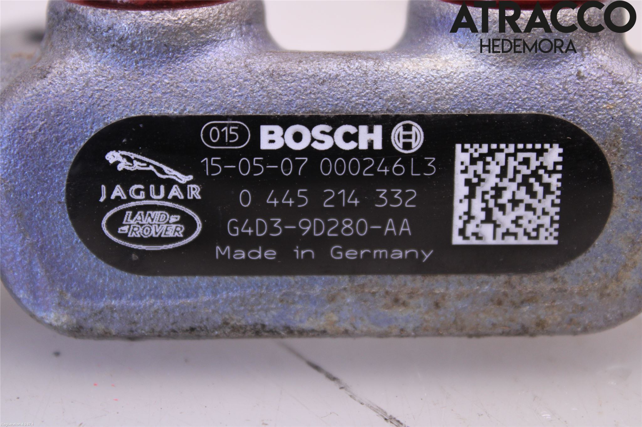 Jaguar XE (X760) 15-24 Inj. Fuelrail