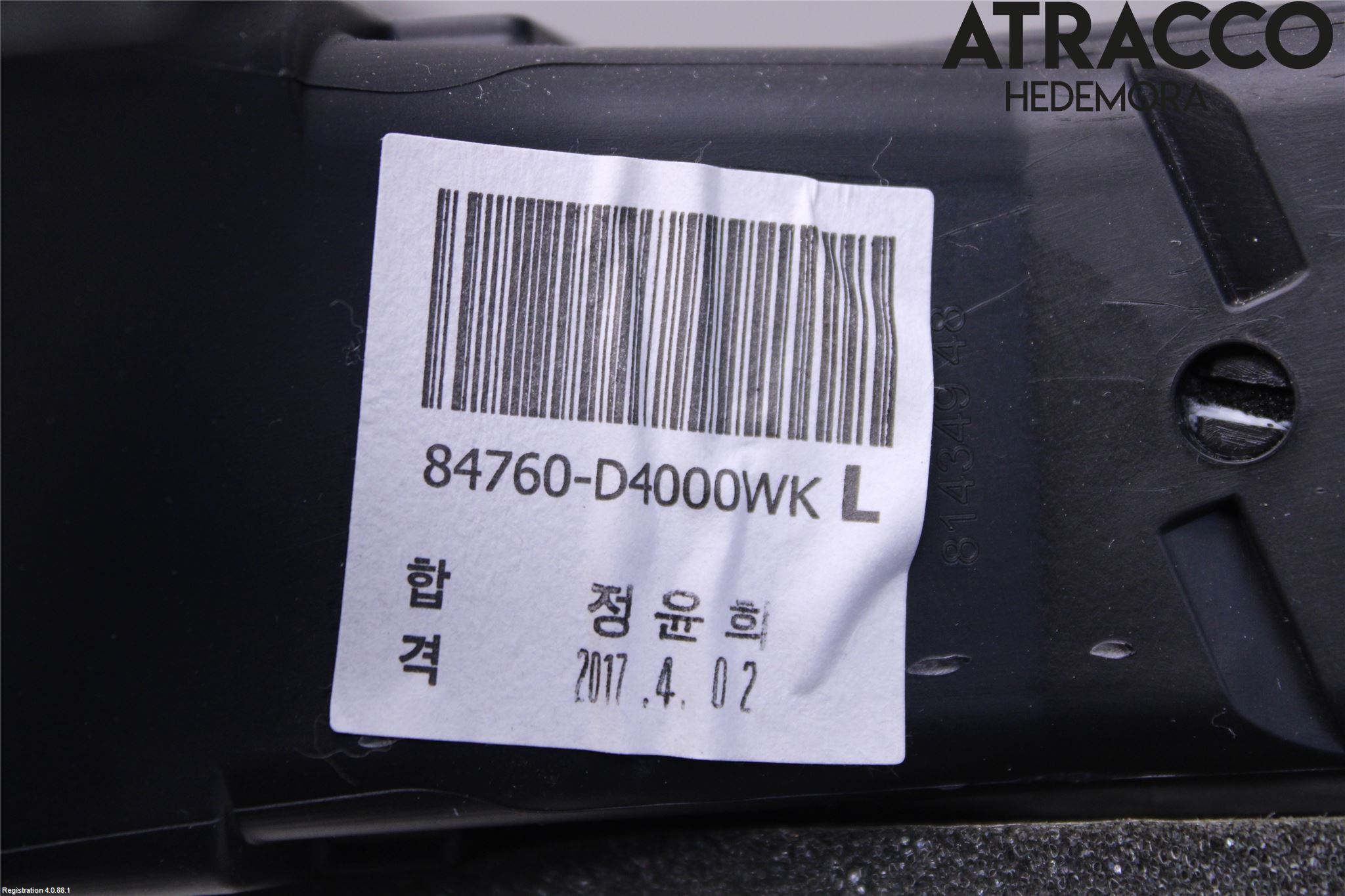 Kia OPTIMA 16-20 Defrosterkanal-Munstycke