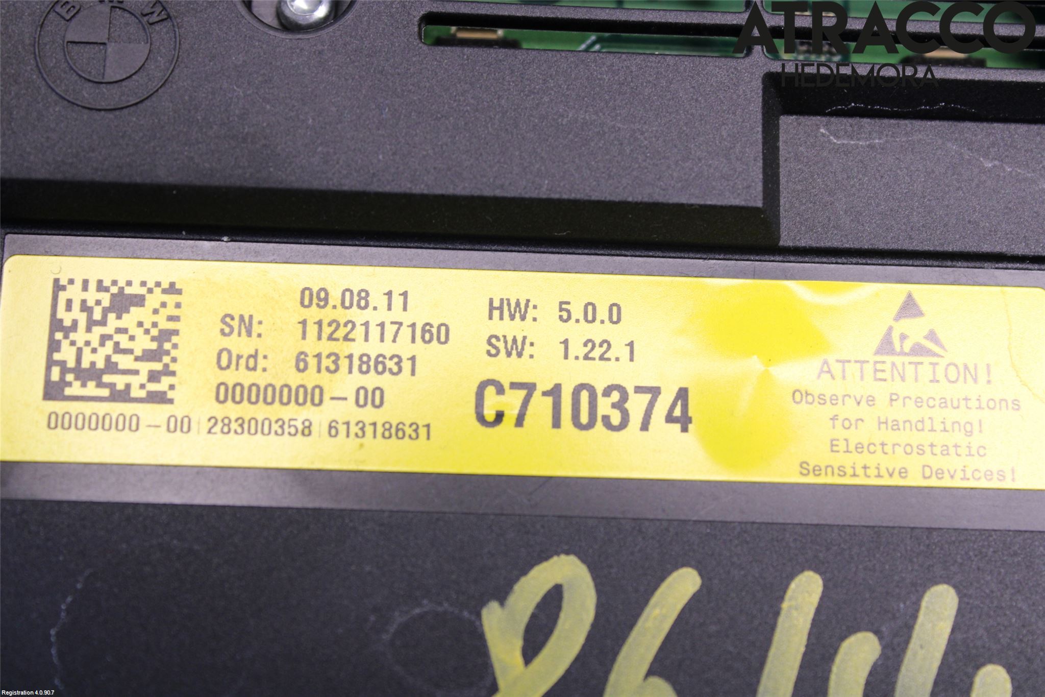 BMW 5 F10/F11/F18 09-17 Innerbelysning