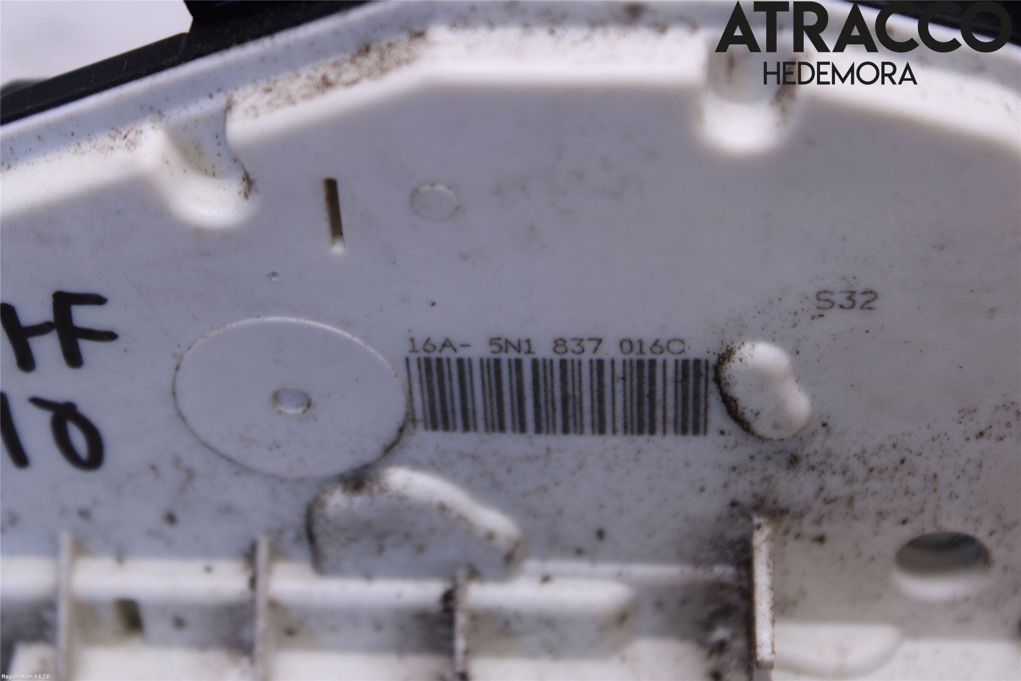 Skoda SUPERB 09-15 Låskista-Dörrlås