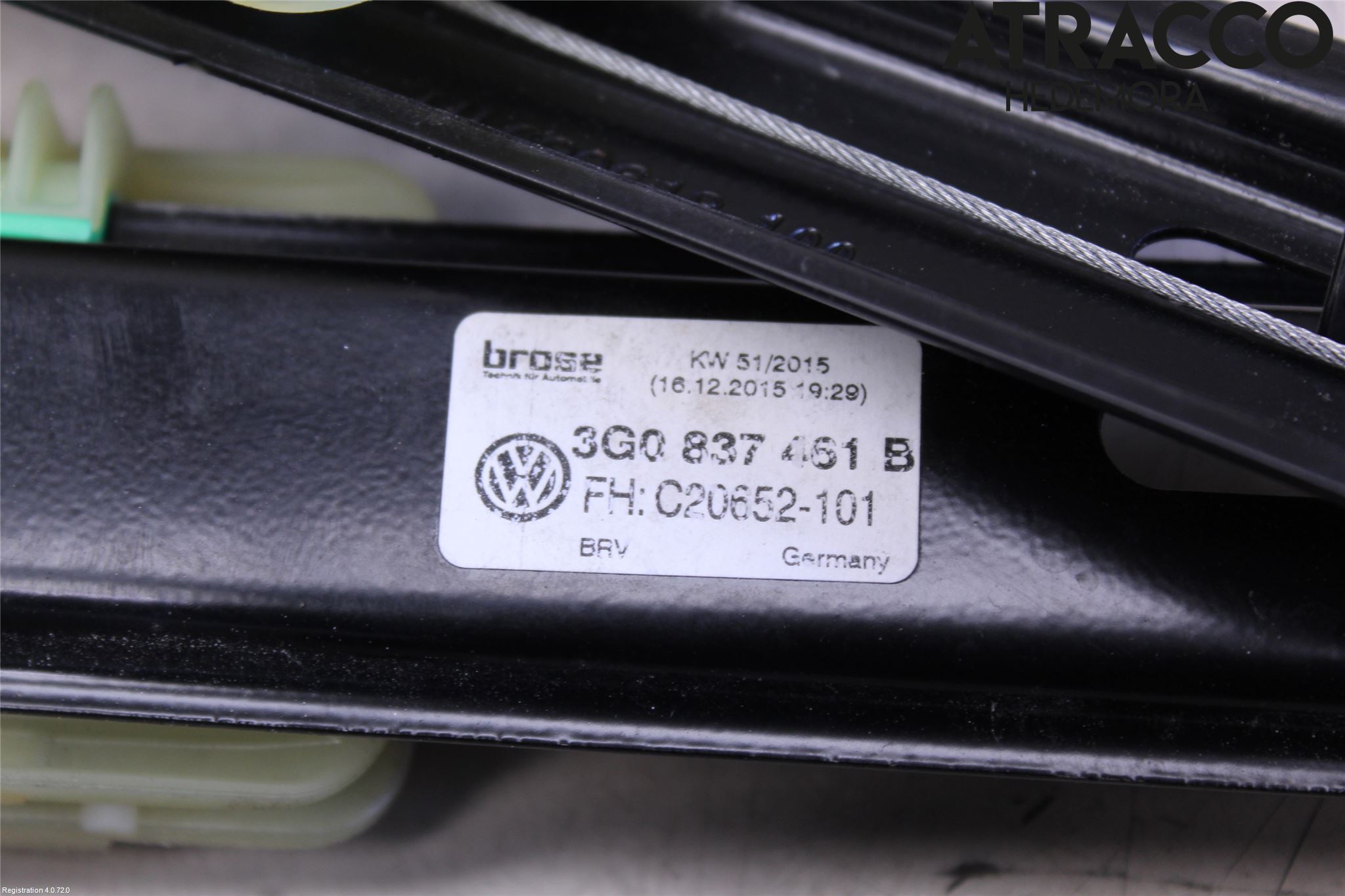 Volkswagen VW PASSAT 15-19 Fönsterhiss El Kompl
