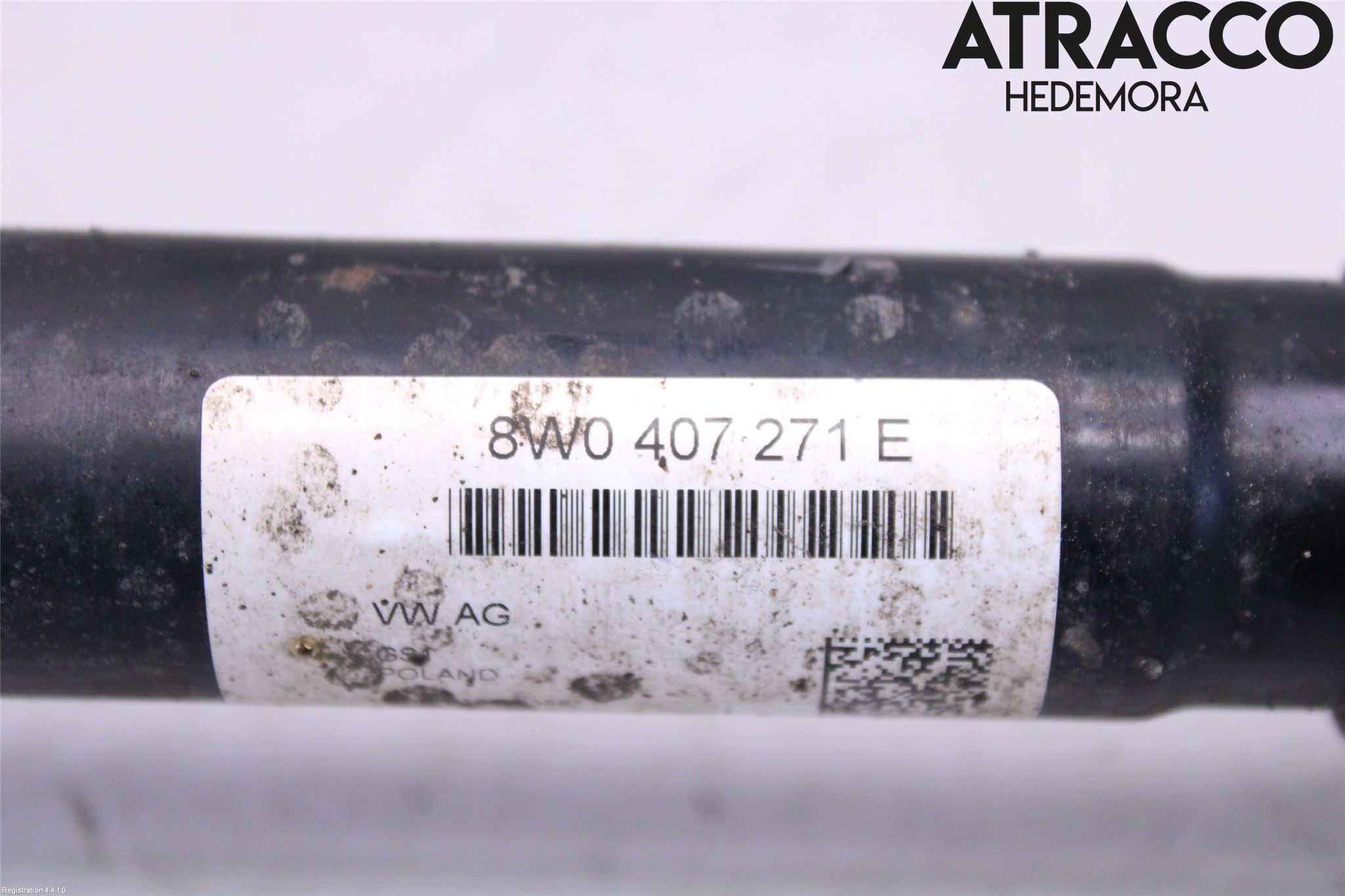 Audi A5 17- Drivaxel Fram Höger