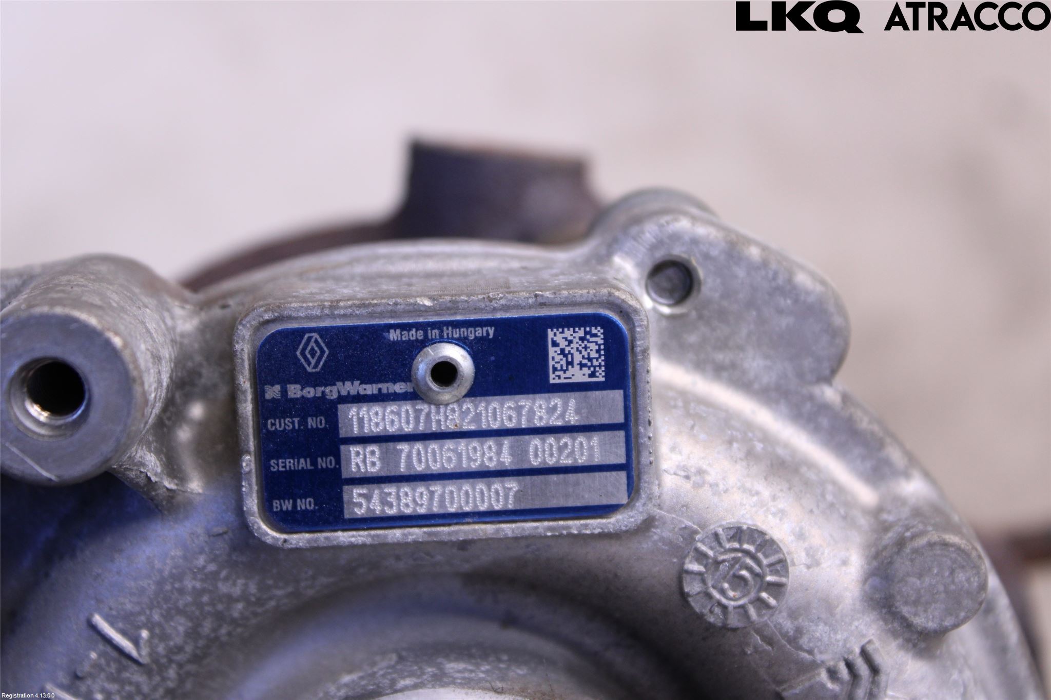 Nissan QASHQAI 14-17 Turboaggregat