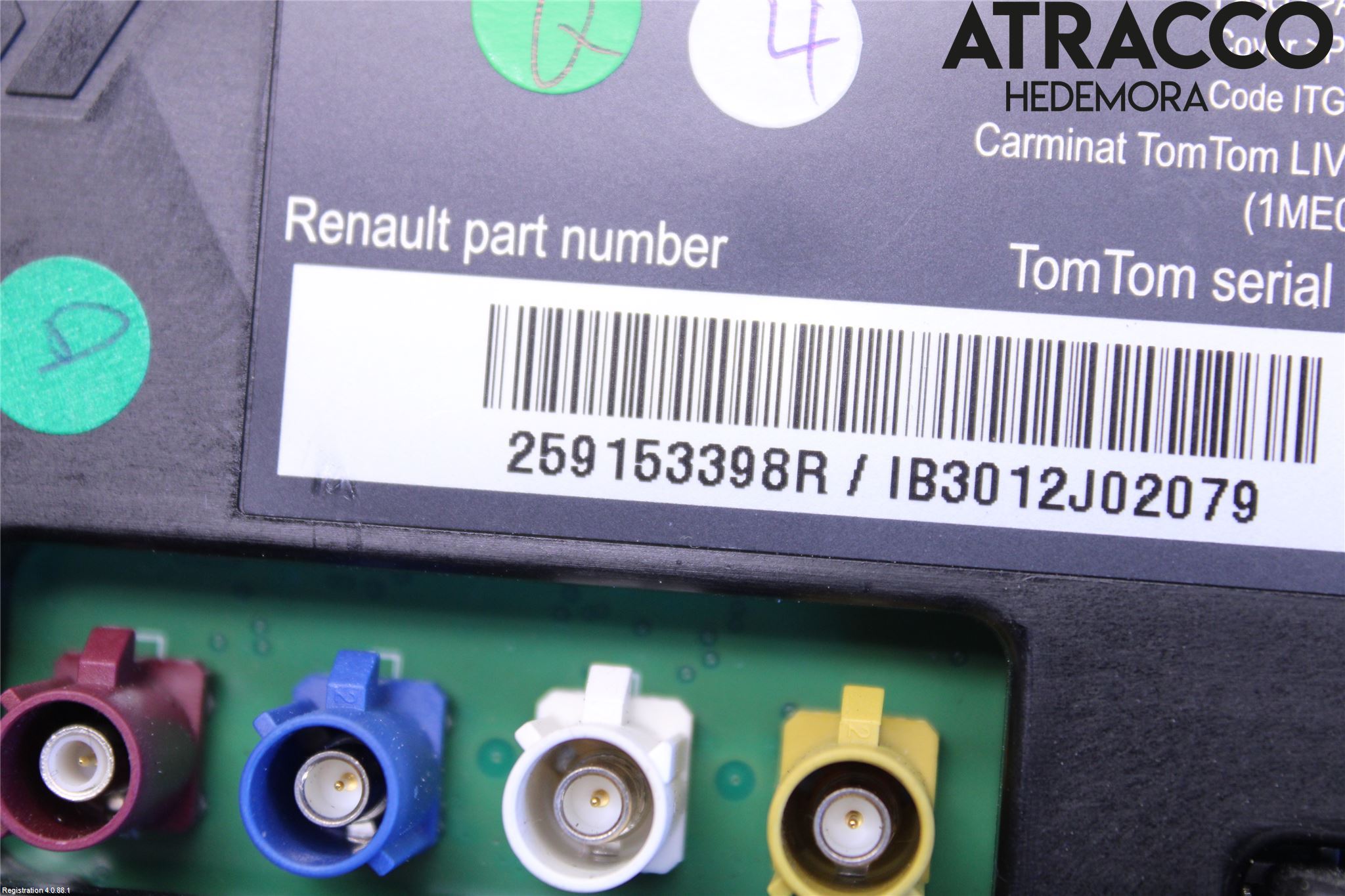 Renault MEGANE III 09-15 Multifunktionsdisplay