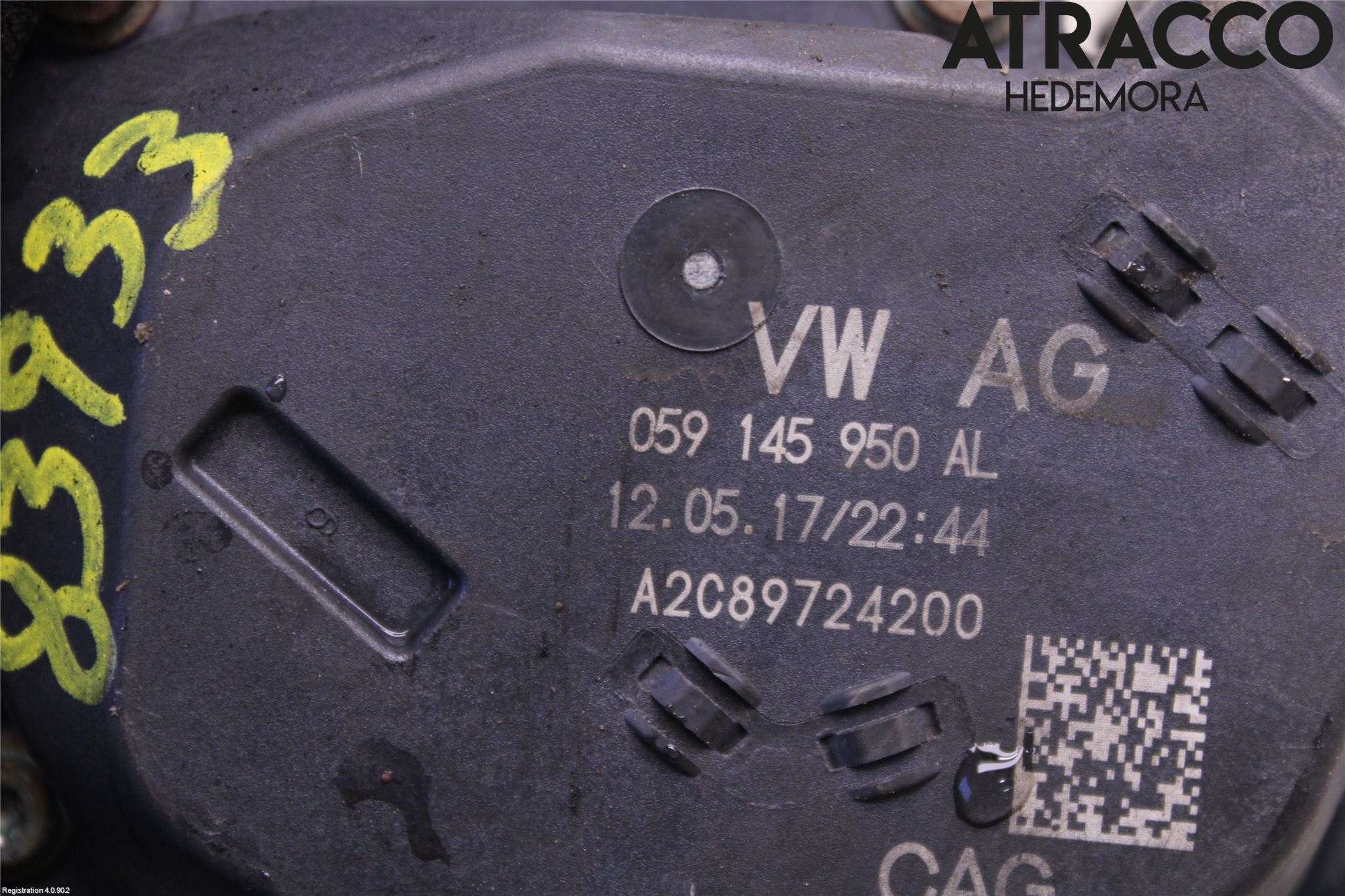 Volkswagen VW AMAROK 2H 10-22 Injspjällhus