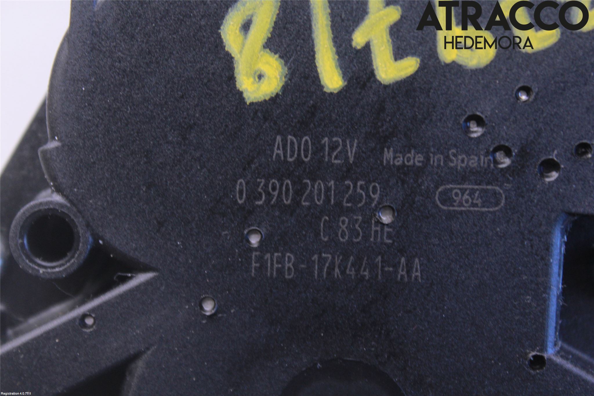 Ford FOCUS 15-18 Torkarmotor Baklucka