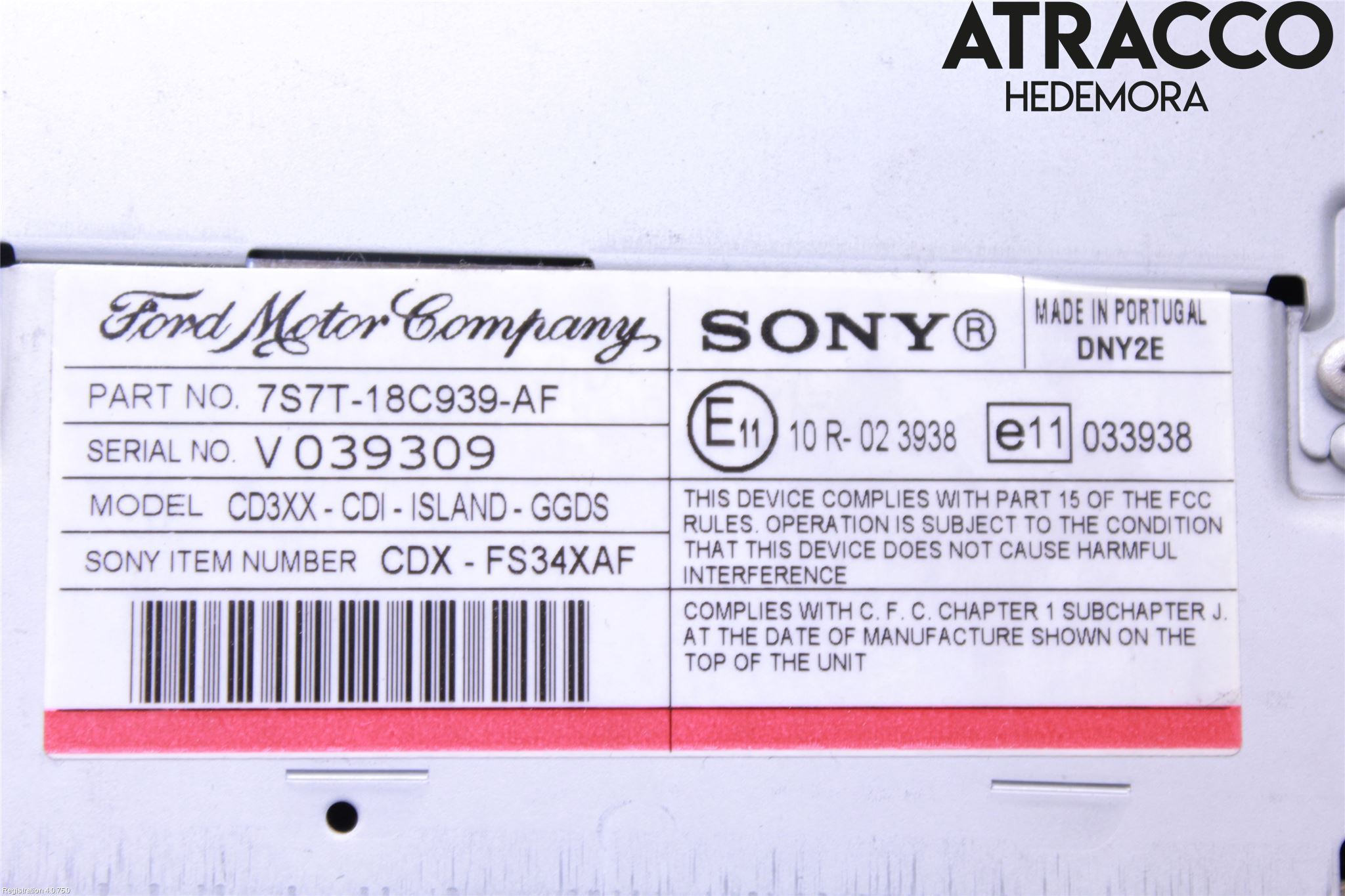 Ford GALAXY 06-15 Cd Radio - Multimediapanel