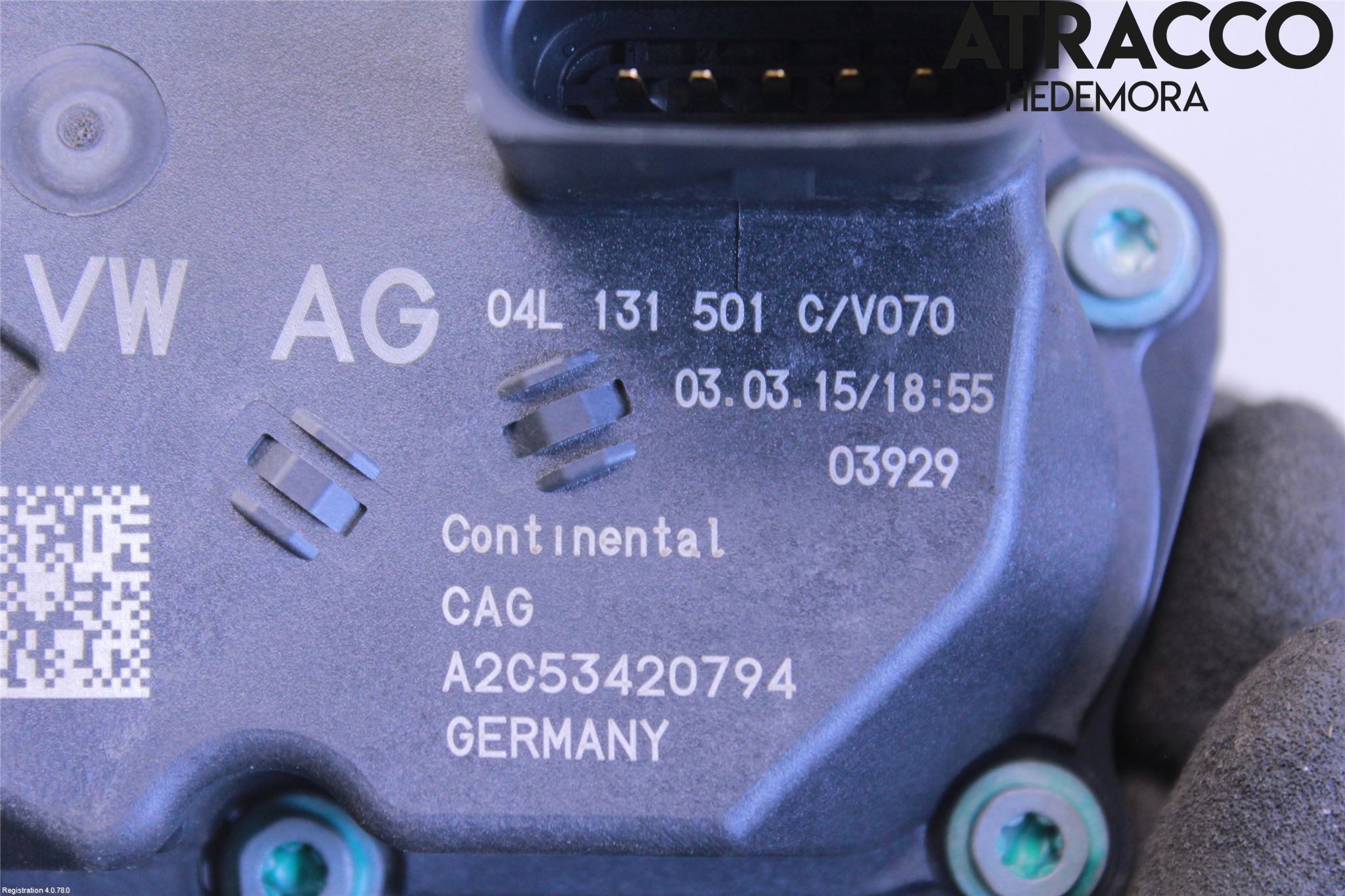 Volkswagen VW GOLF / E-GOLF VII 13-20 Injspjällhus