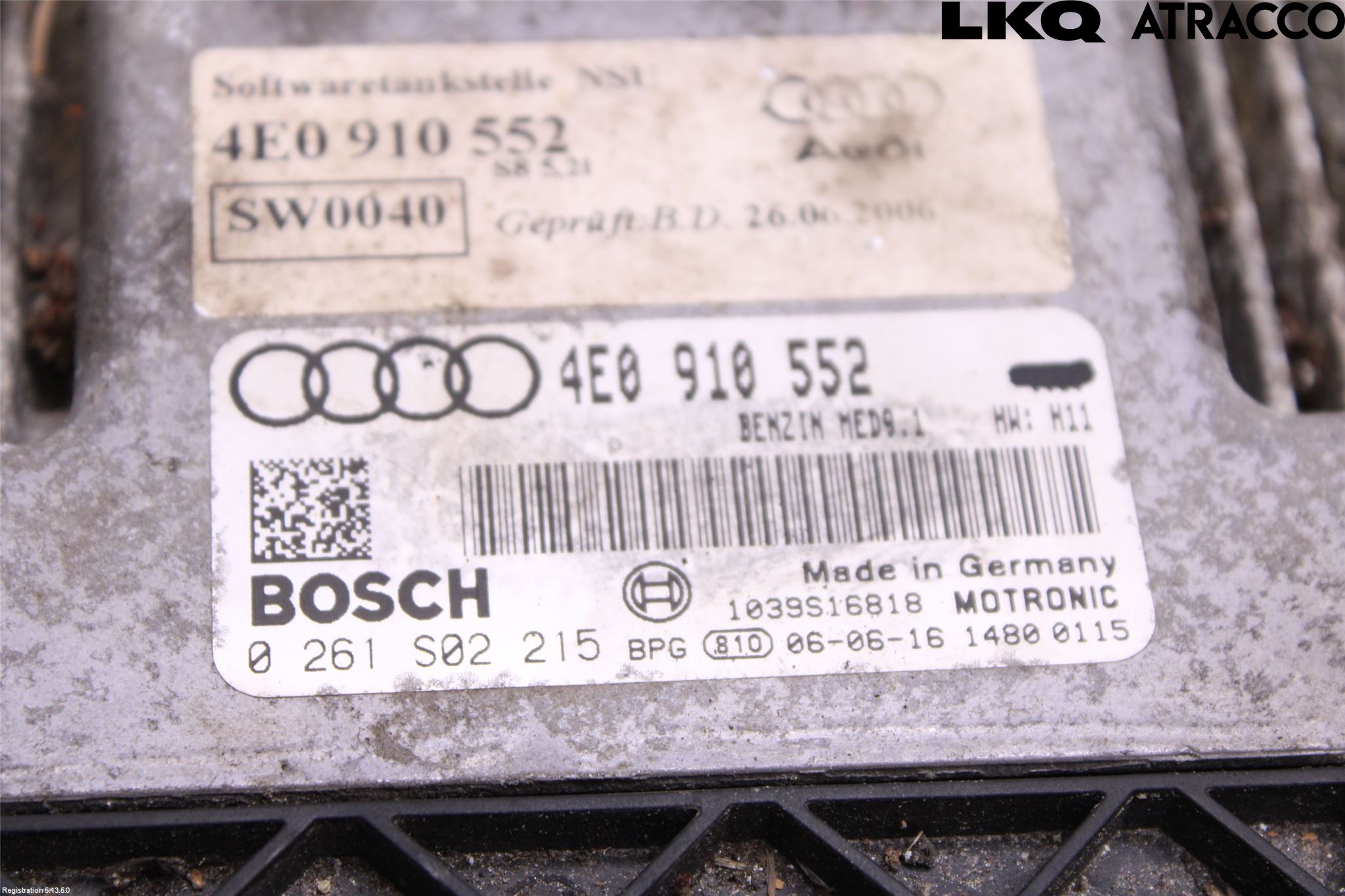 Audi A6/S6     05-11 Styrenhet Insprut Bensin