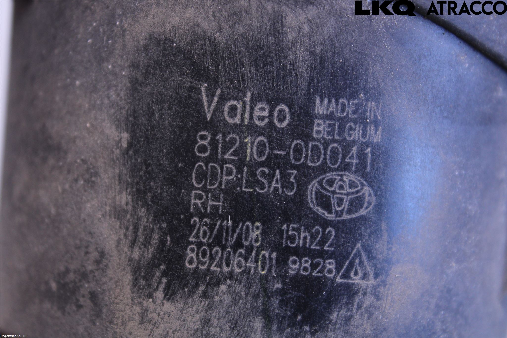 Toyota AVENSIS 09-15 Dimljus-Varselljus Fram