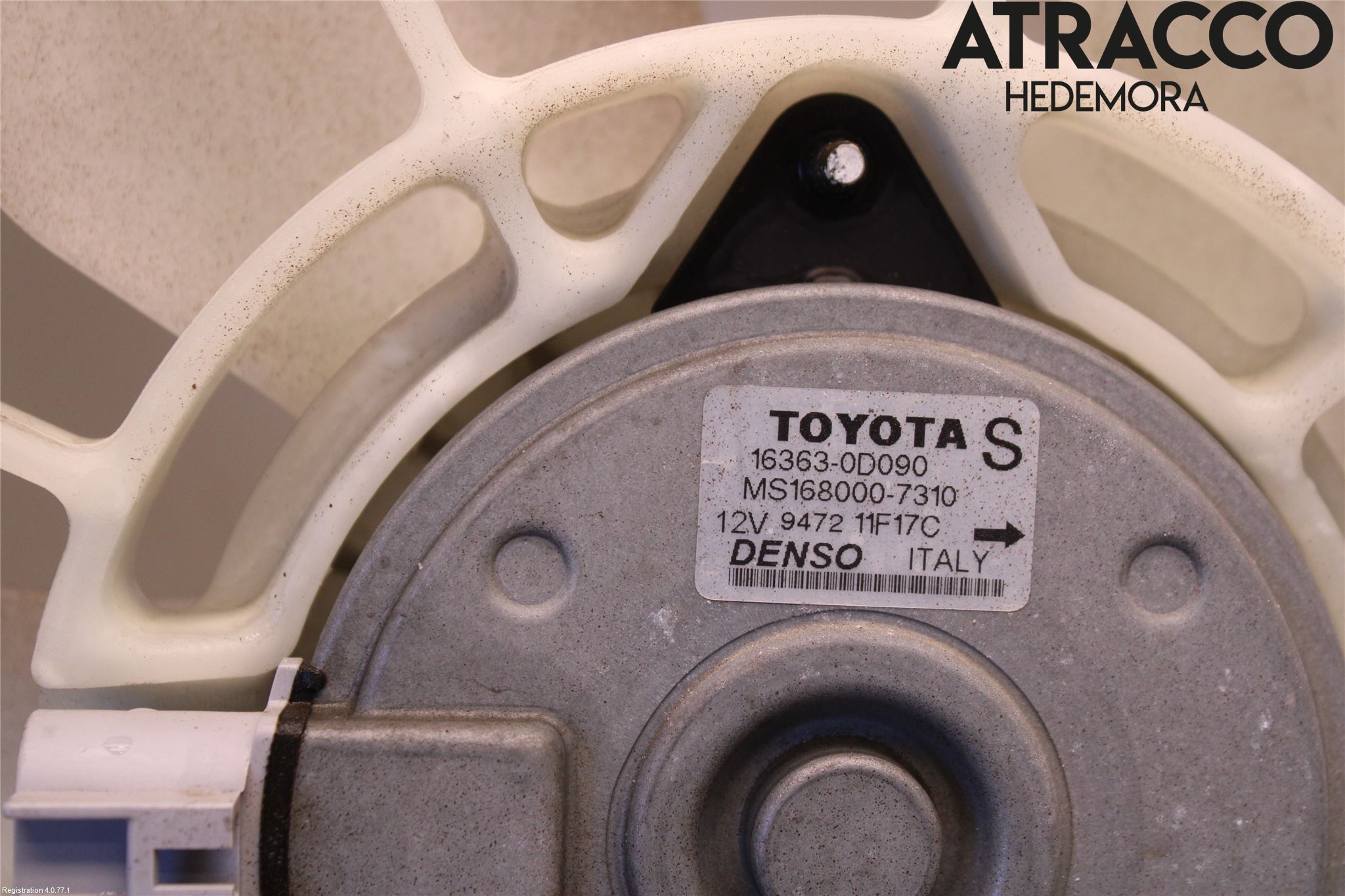 Toyota COROLLA 02-07 Kylfläkt El