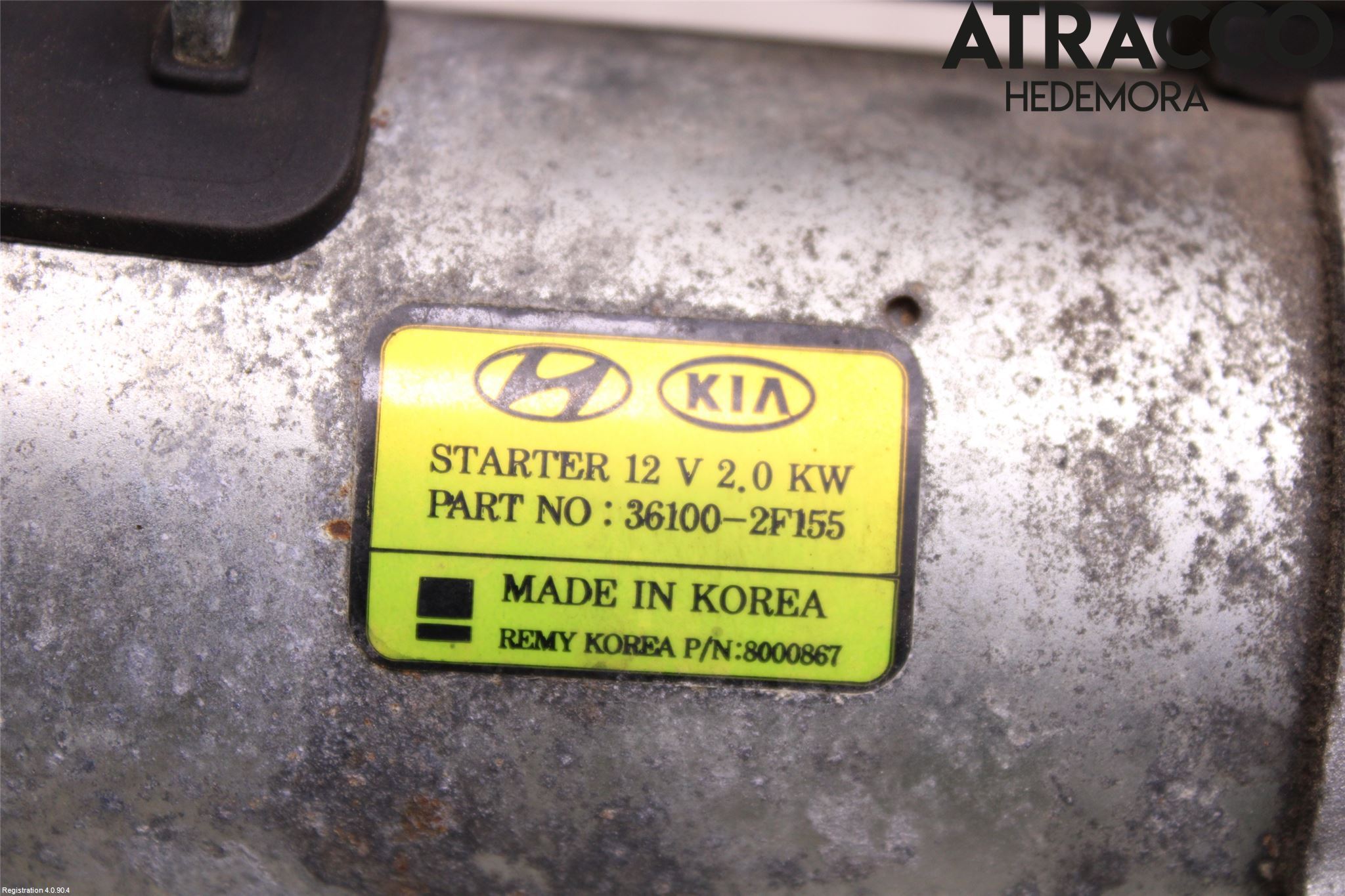 Kia SPORTAGE (SL) 11-15 Startmotor Diesel