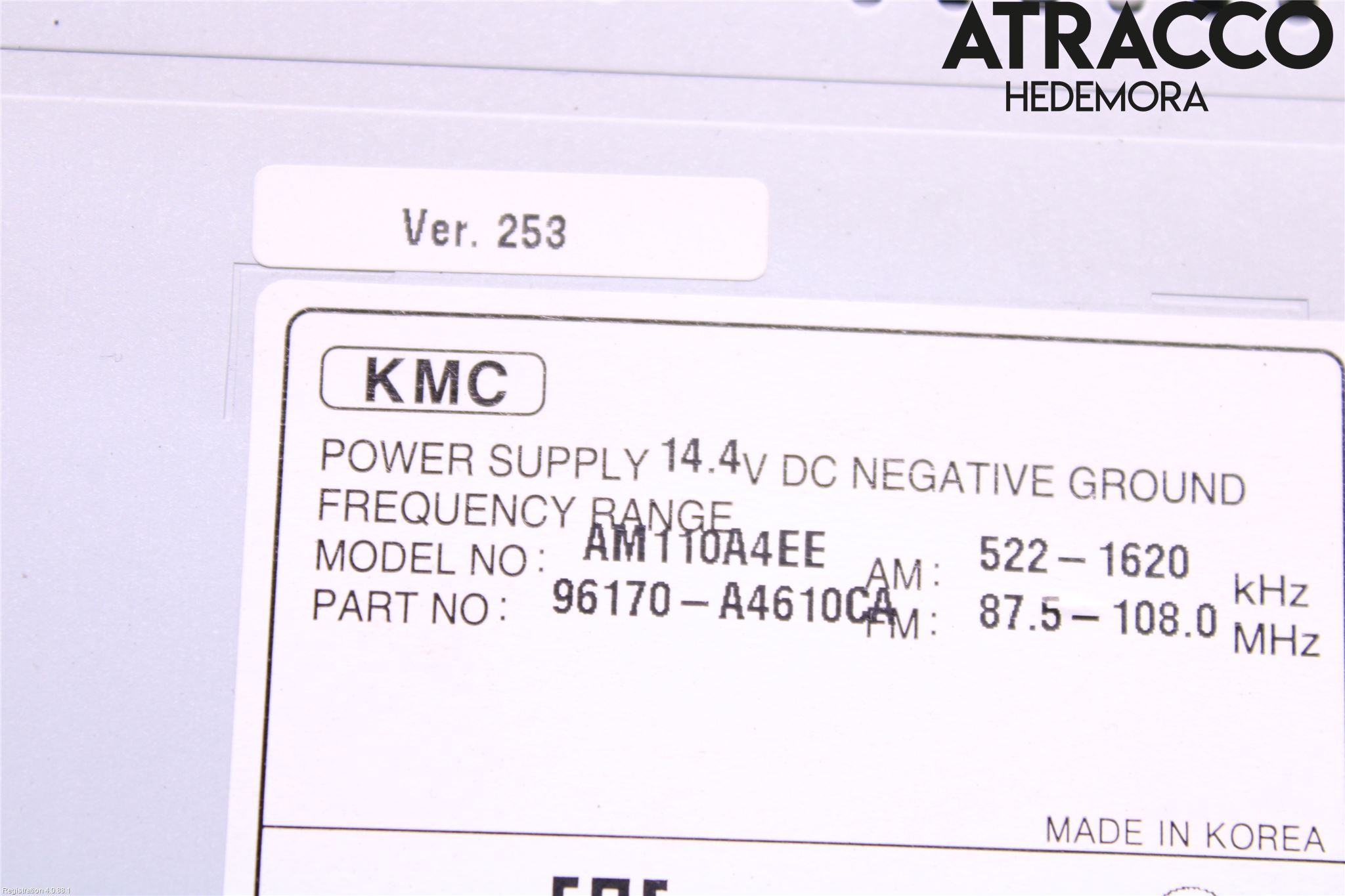 Kia CARENS III 13-19 Cd Radio - Multimediapanel