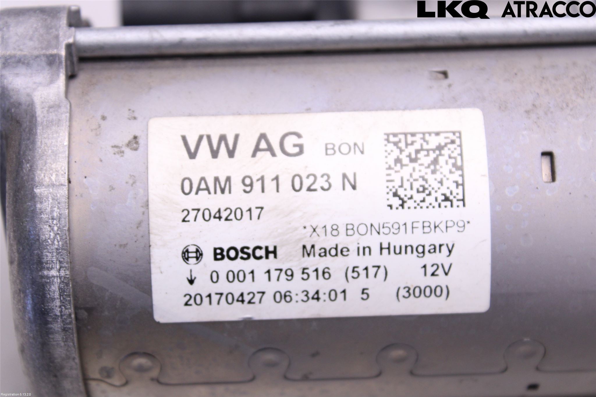 Volkswagen VW GOLF / E-GOLF VII 13-20 Startmotor