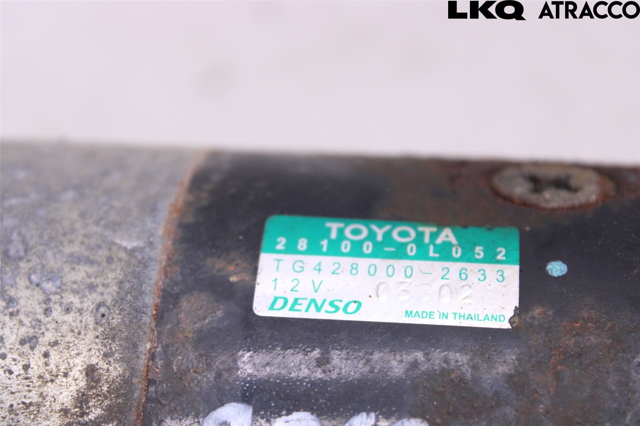 Toyota HILUX 16- Startmotor Diesel