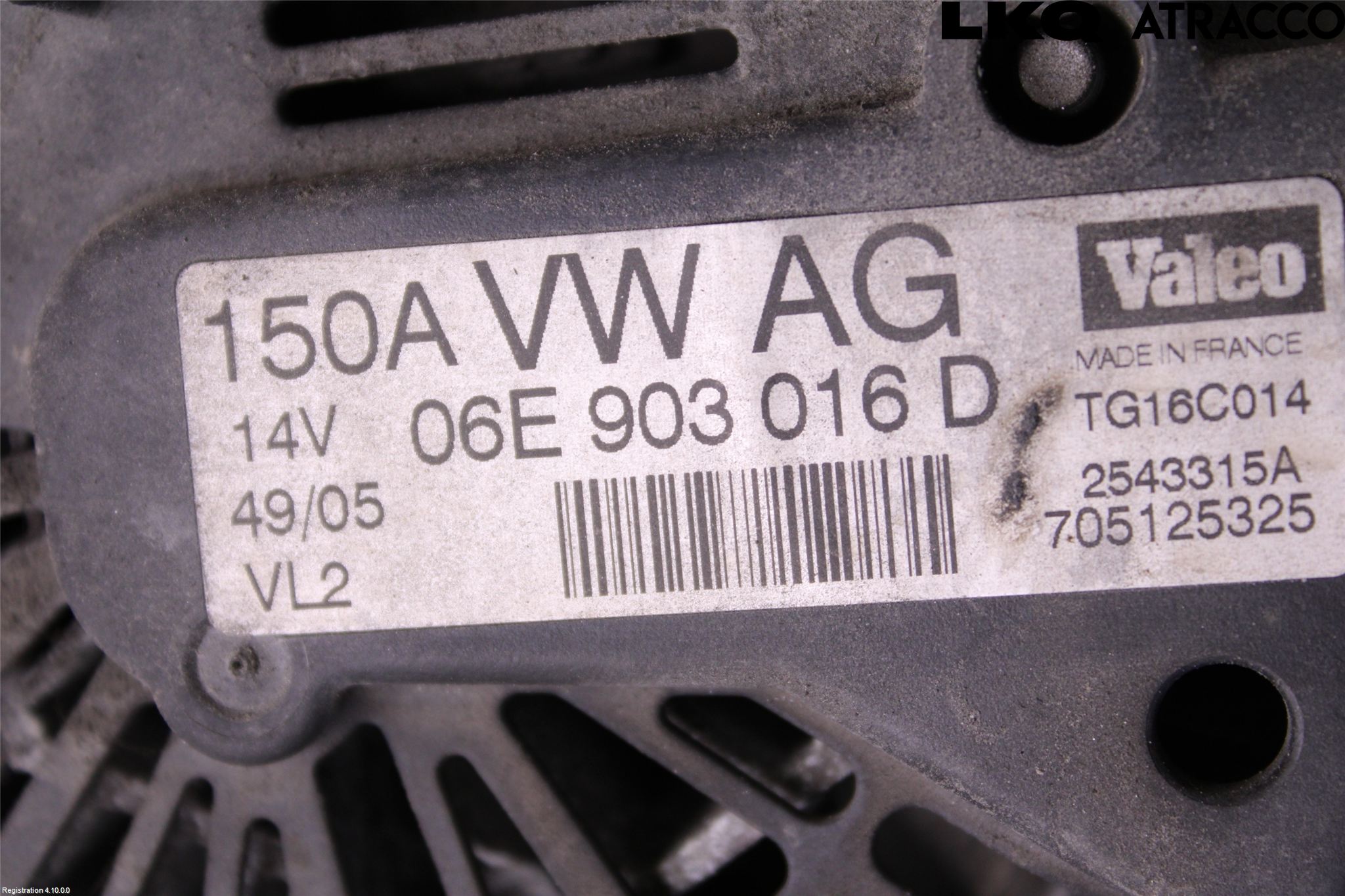 Audi A6/S6     05-11 Generator