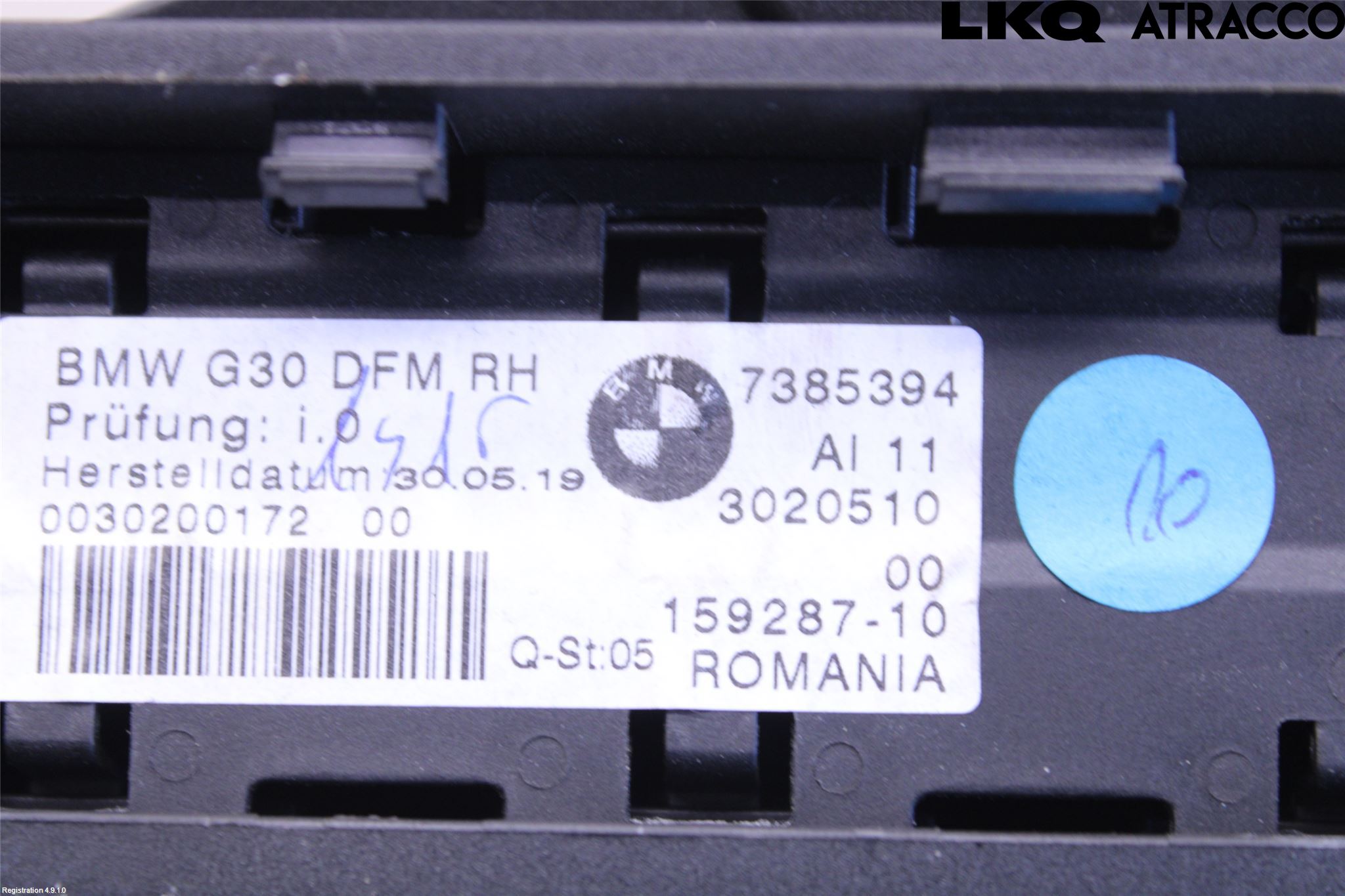 BMW 5 G30/G31/F90 17-23 Insynskydd