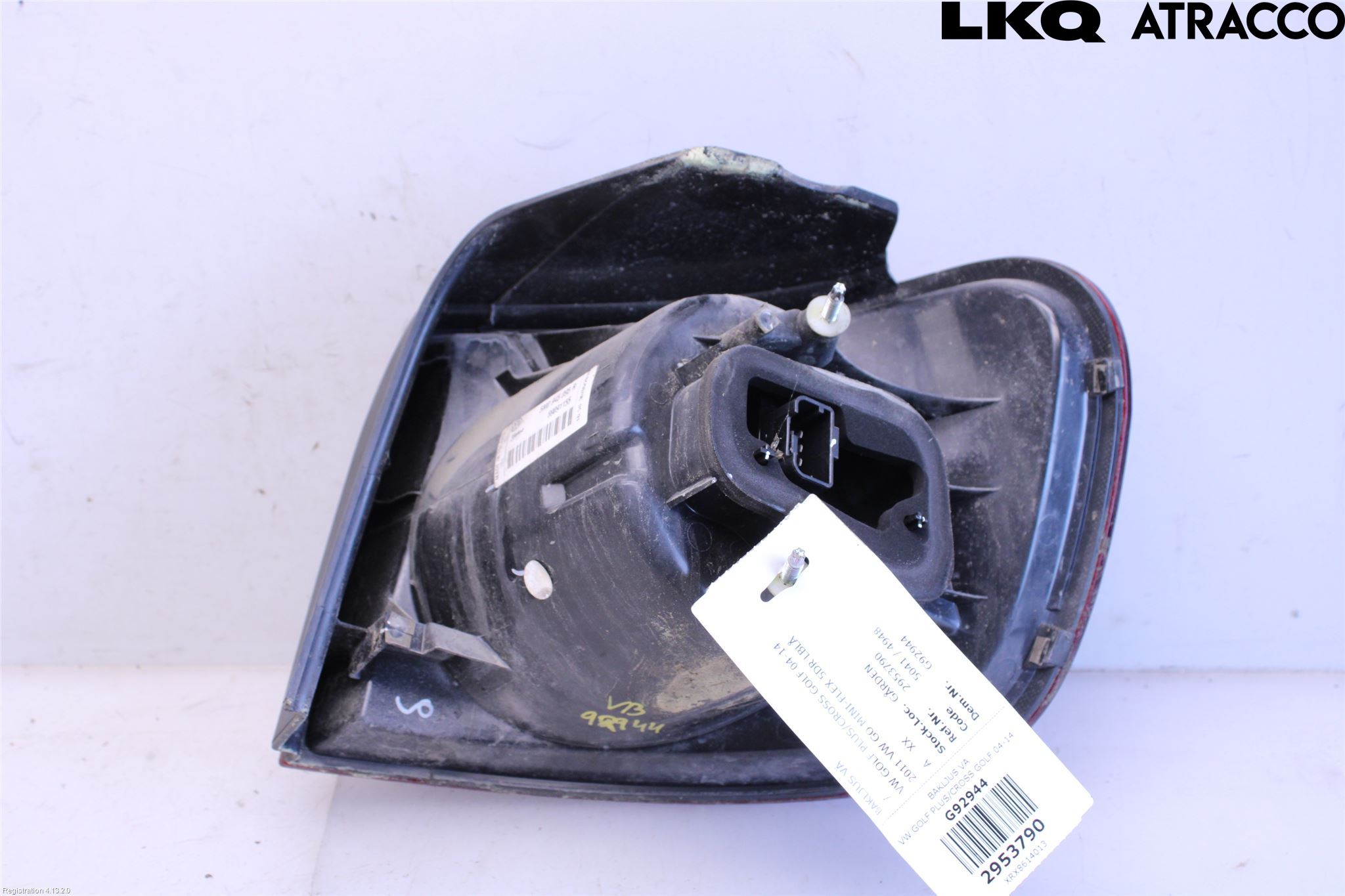 Volkswagen VW GOLF PLUS/CROSS GOLF 04-14 Bakljus Vänster