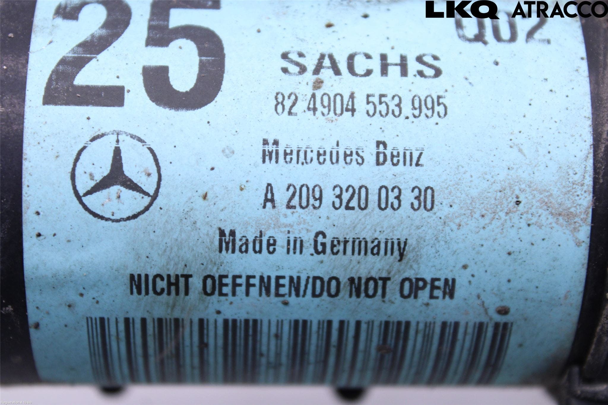 Mercedes-Benz MB CLK (C209) 02-09 Fjäderben Fram Vänster