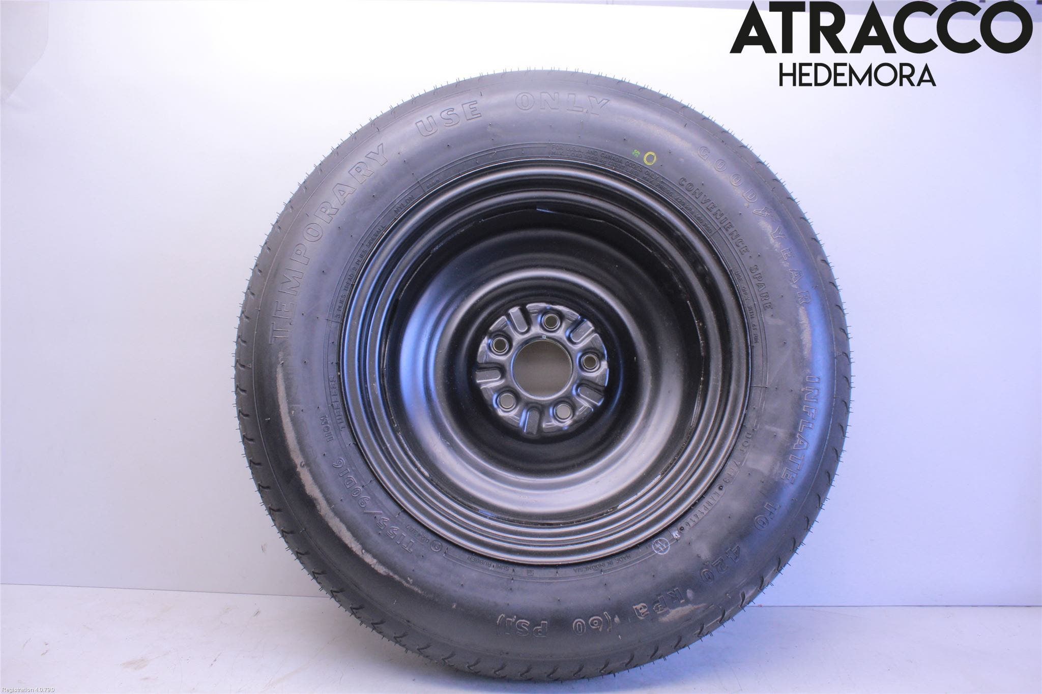 Mitsubishi ASX 10-22 Hjul Reservhjul Minityp