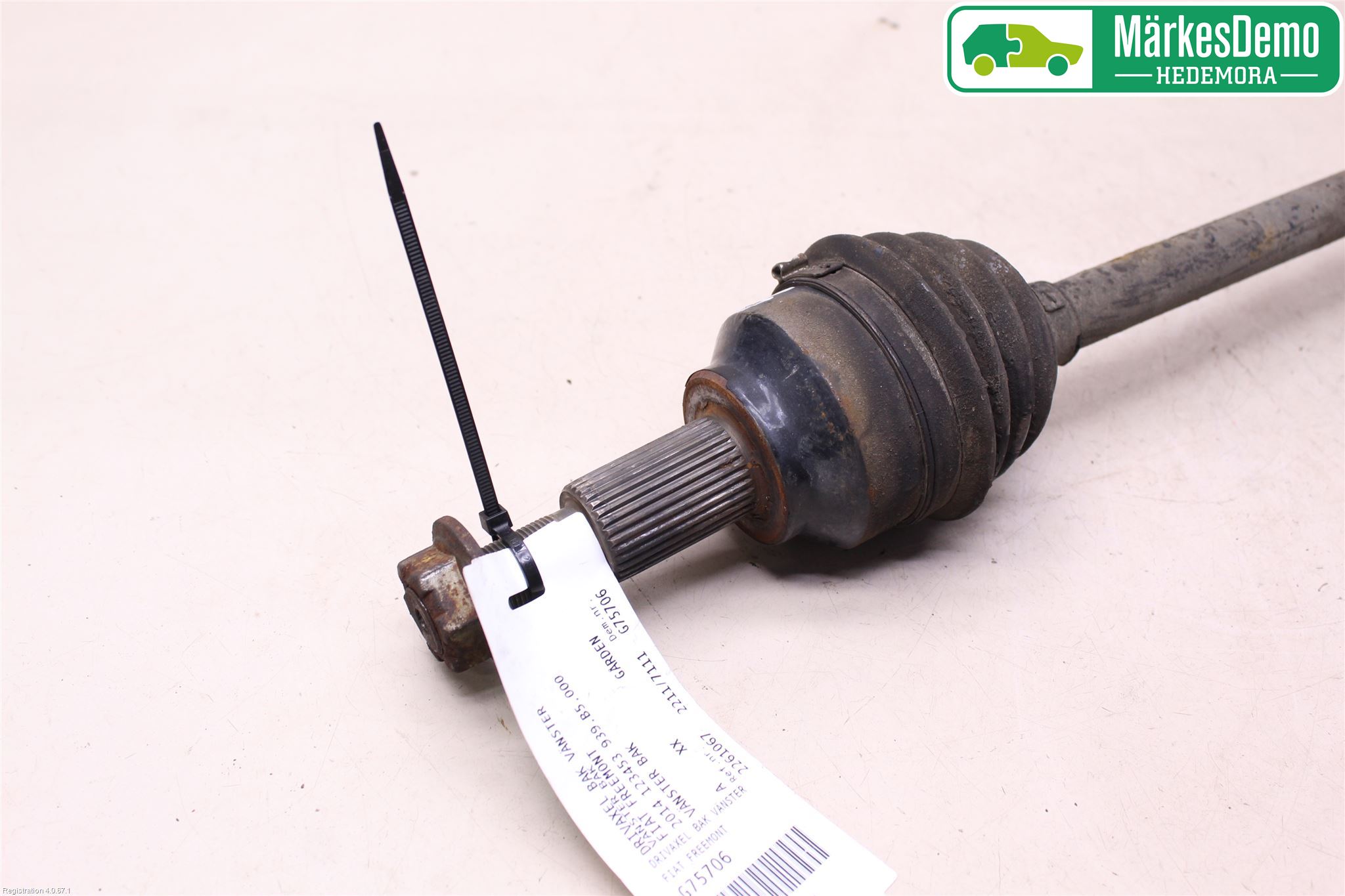 Fiat FREEMONT Drivaxel Bak Vänster