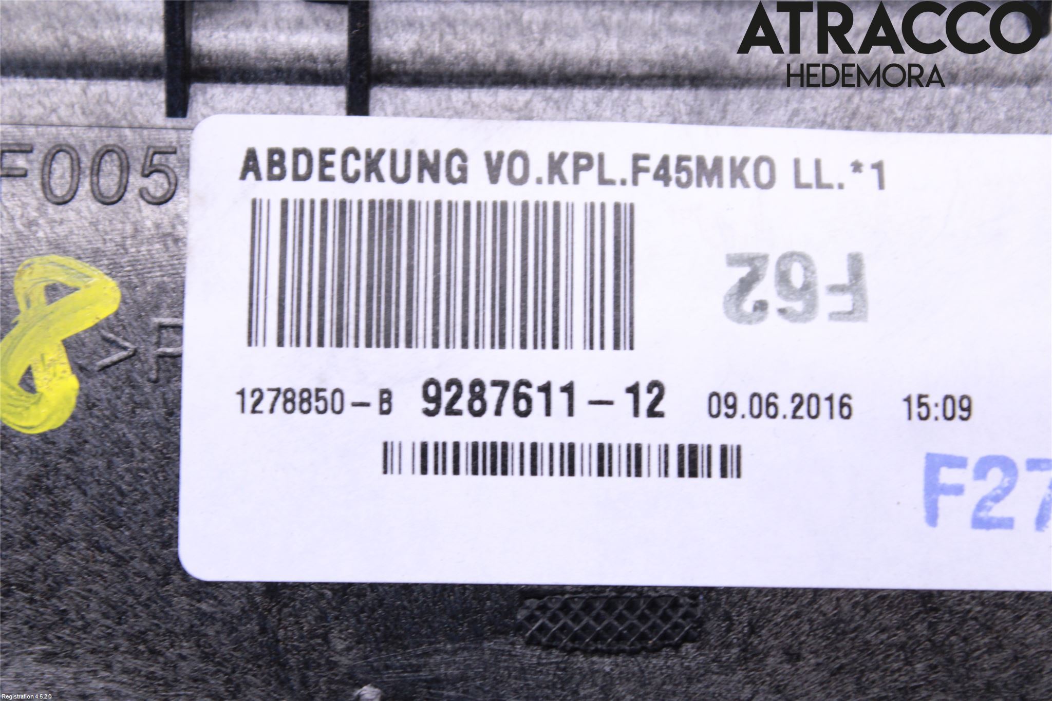 BMW 2 F45 Active Tourer 14-21 Instrumentkonsoll Mitt