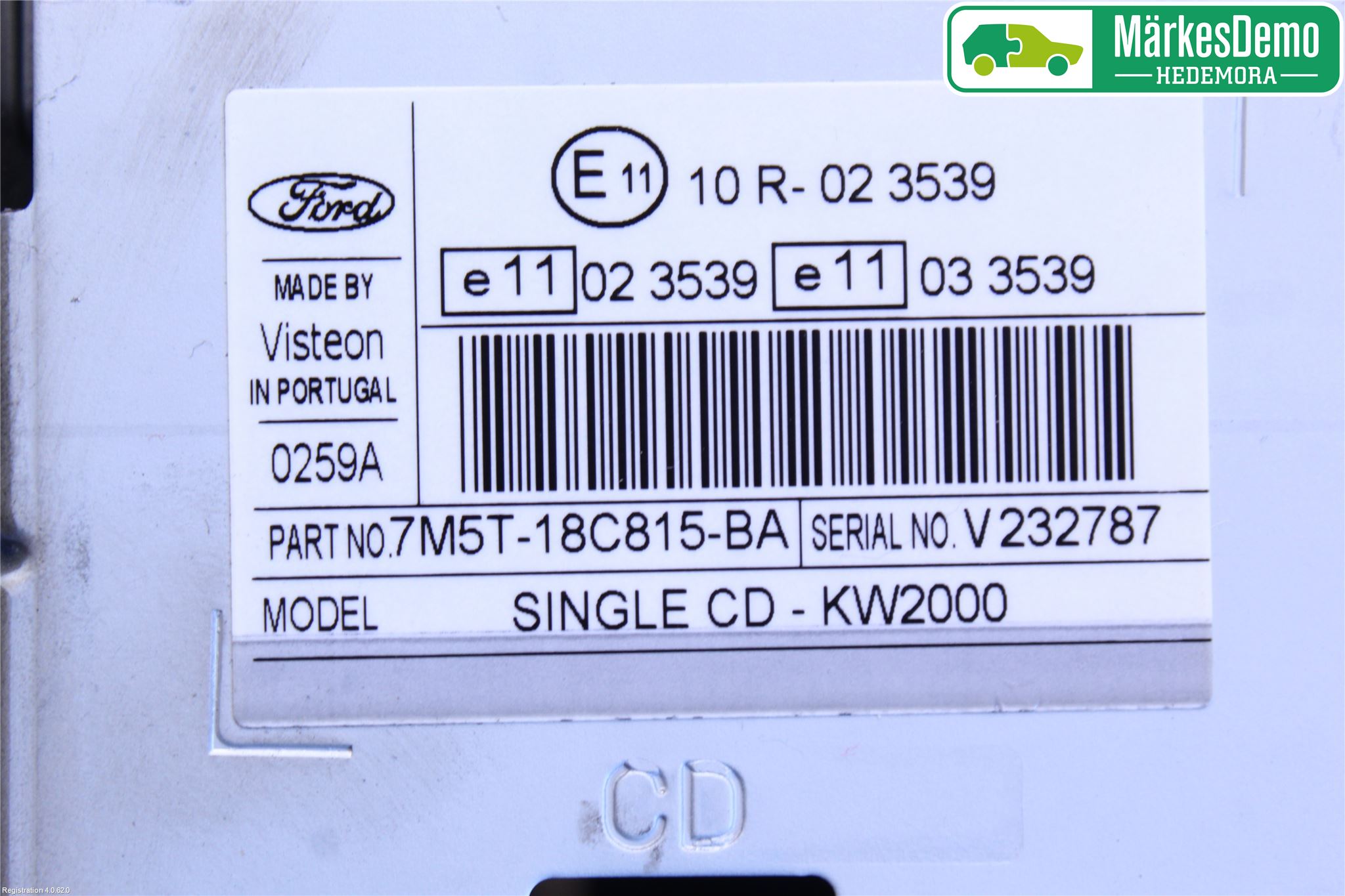 Ford FOCUS     04-07 Cd Radio - Multimediapanel