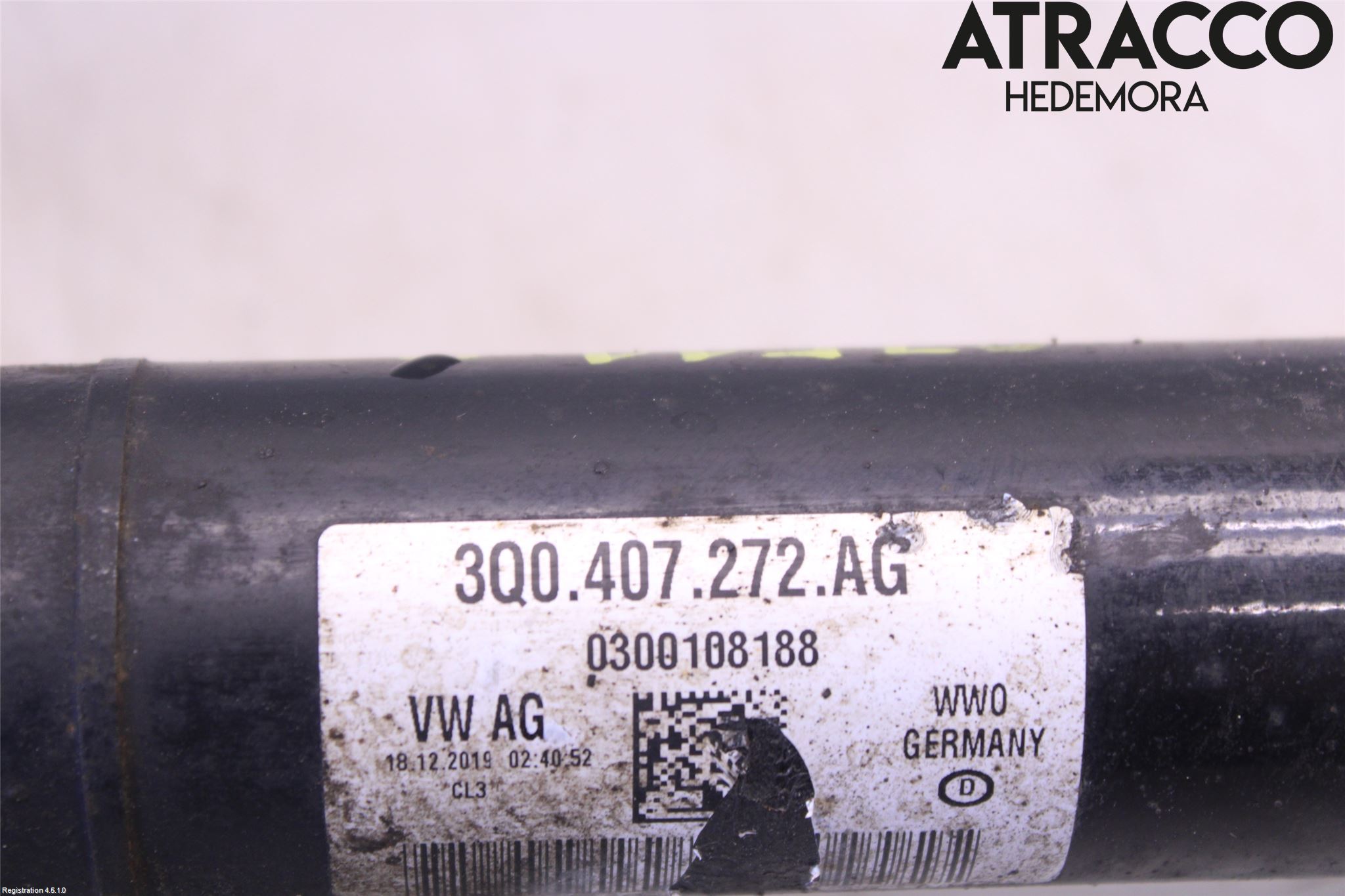 Volkswagen VW TIGUAN 16-24 Drivaxel Fram Höger