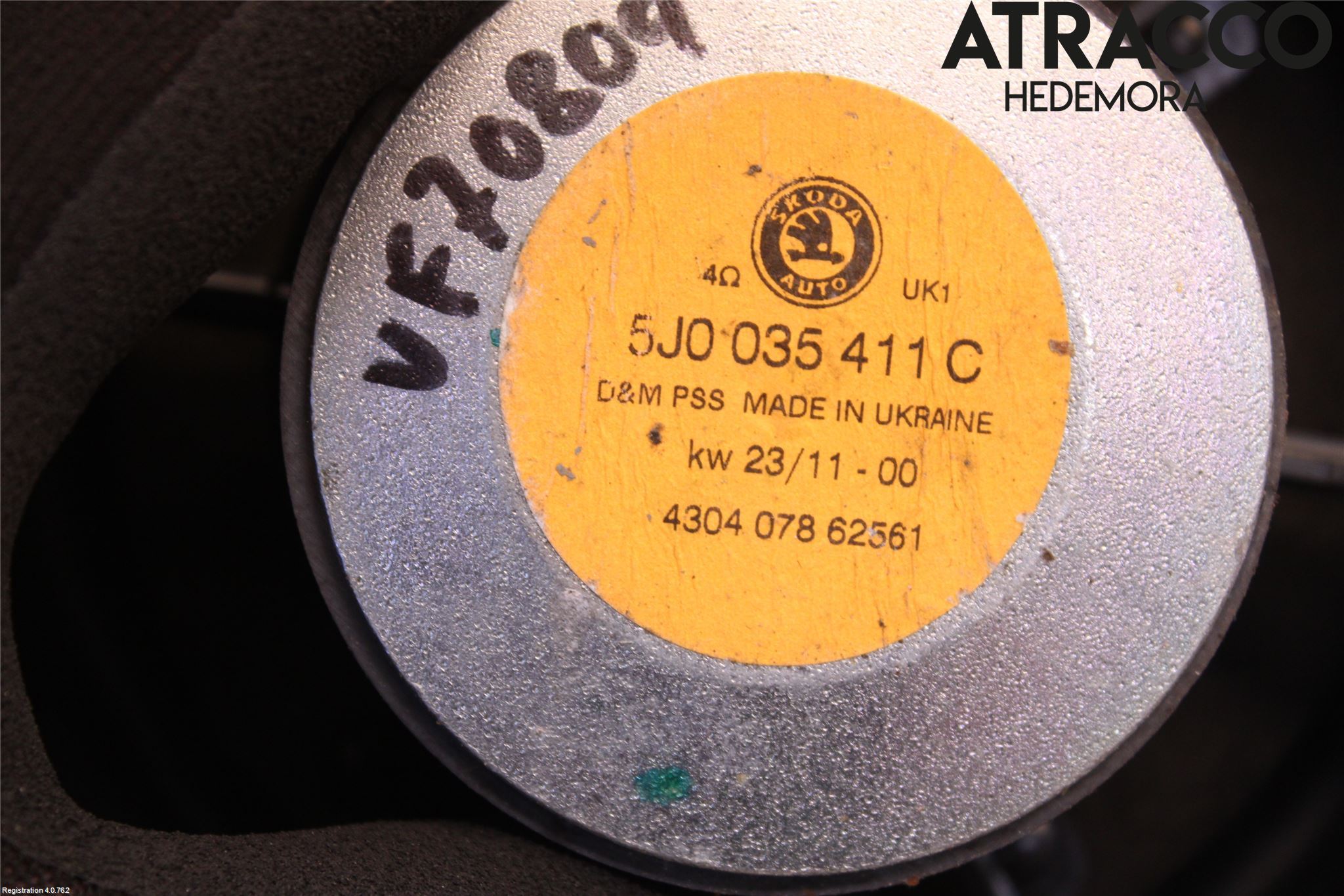 Skoda FABIA 07-14 Högtalare