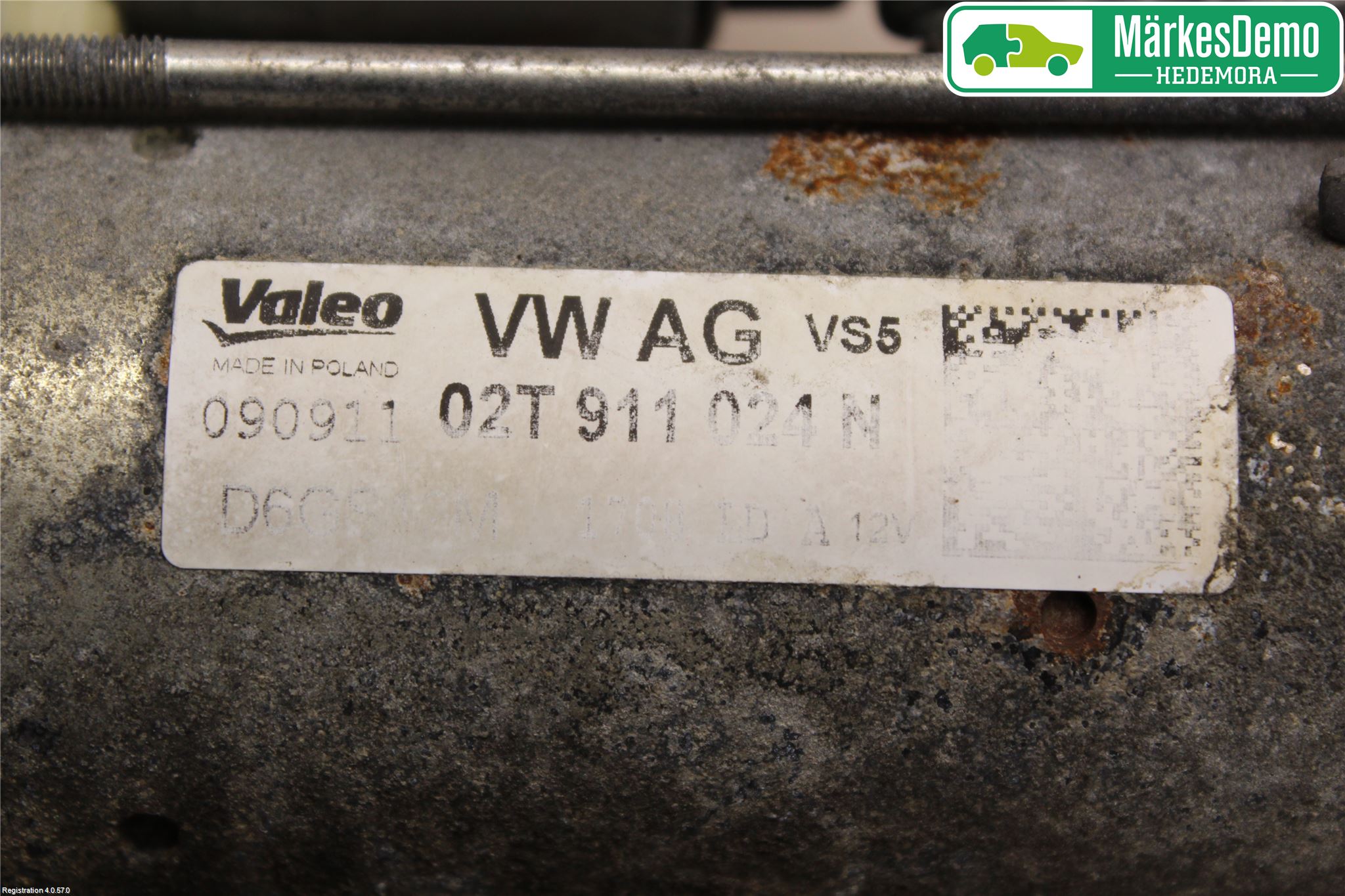 Skoda FABIA 07-14 Startmotor