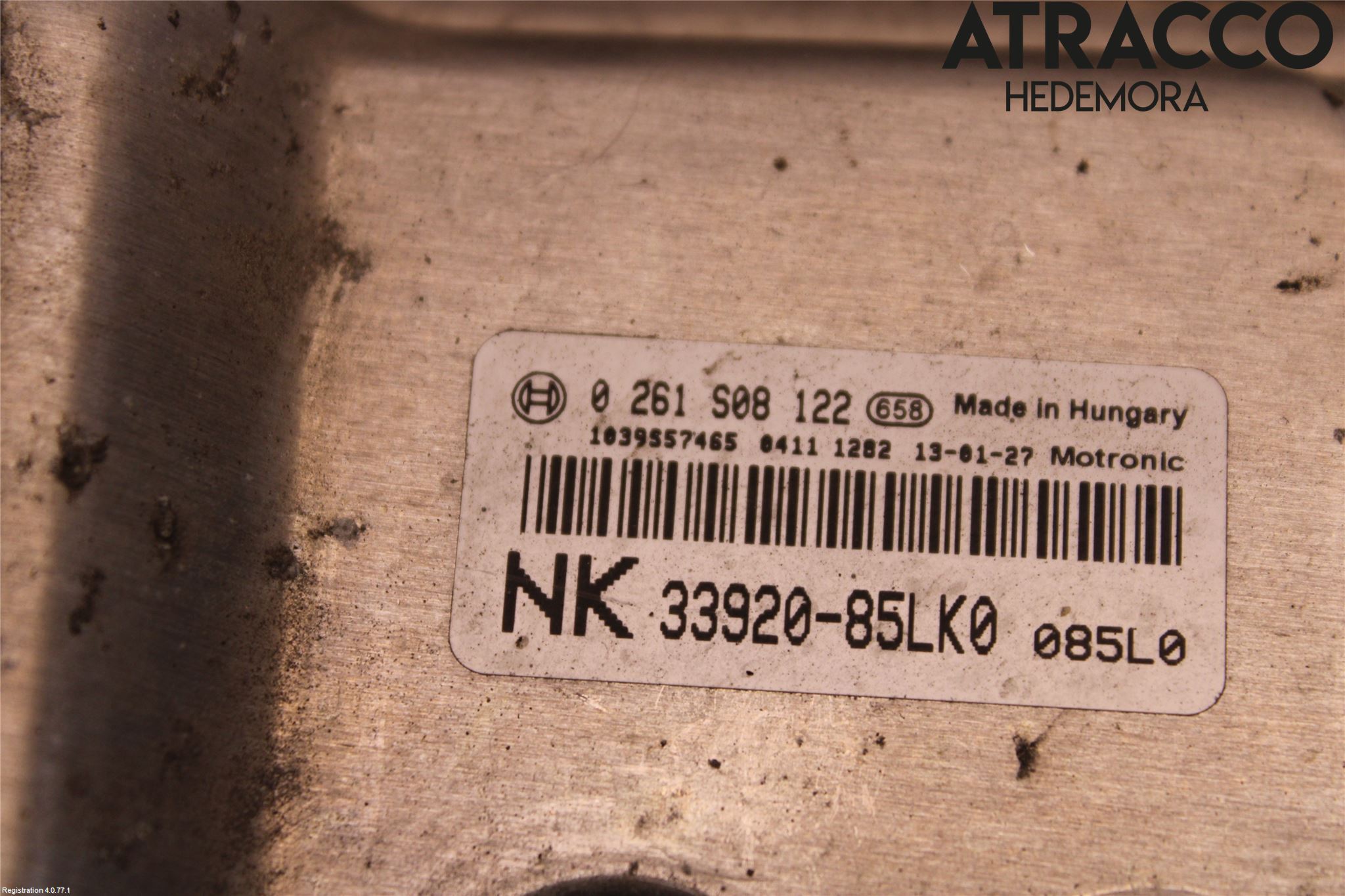 Suzuki SPLASH Styrenhet Insprut Bensin