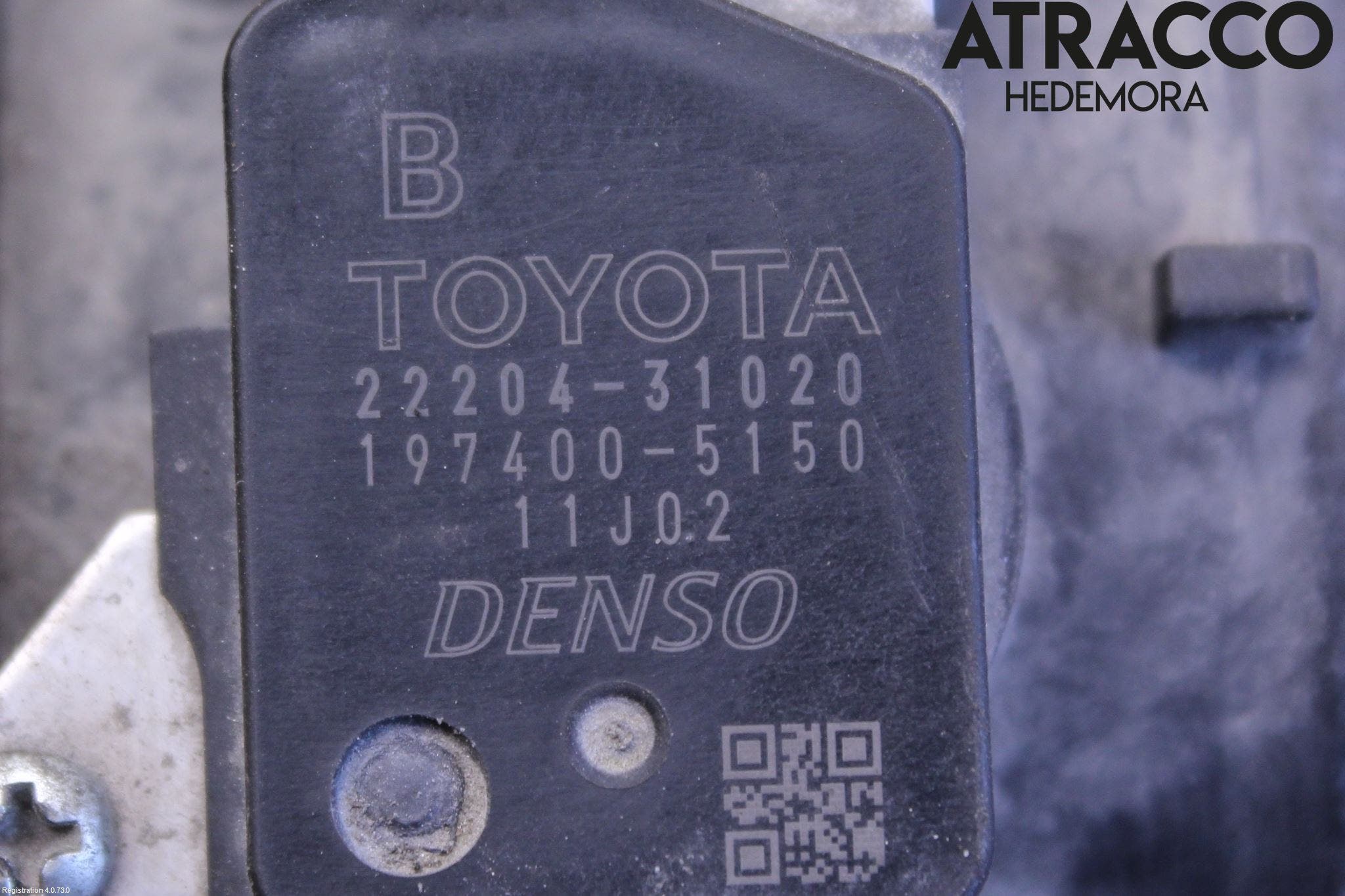 Toyota AURIS 07-09 Injluftmassamätare