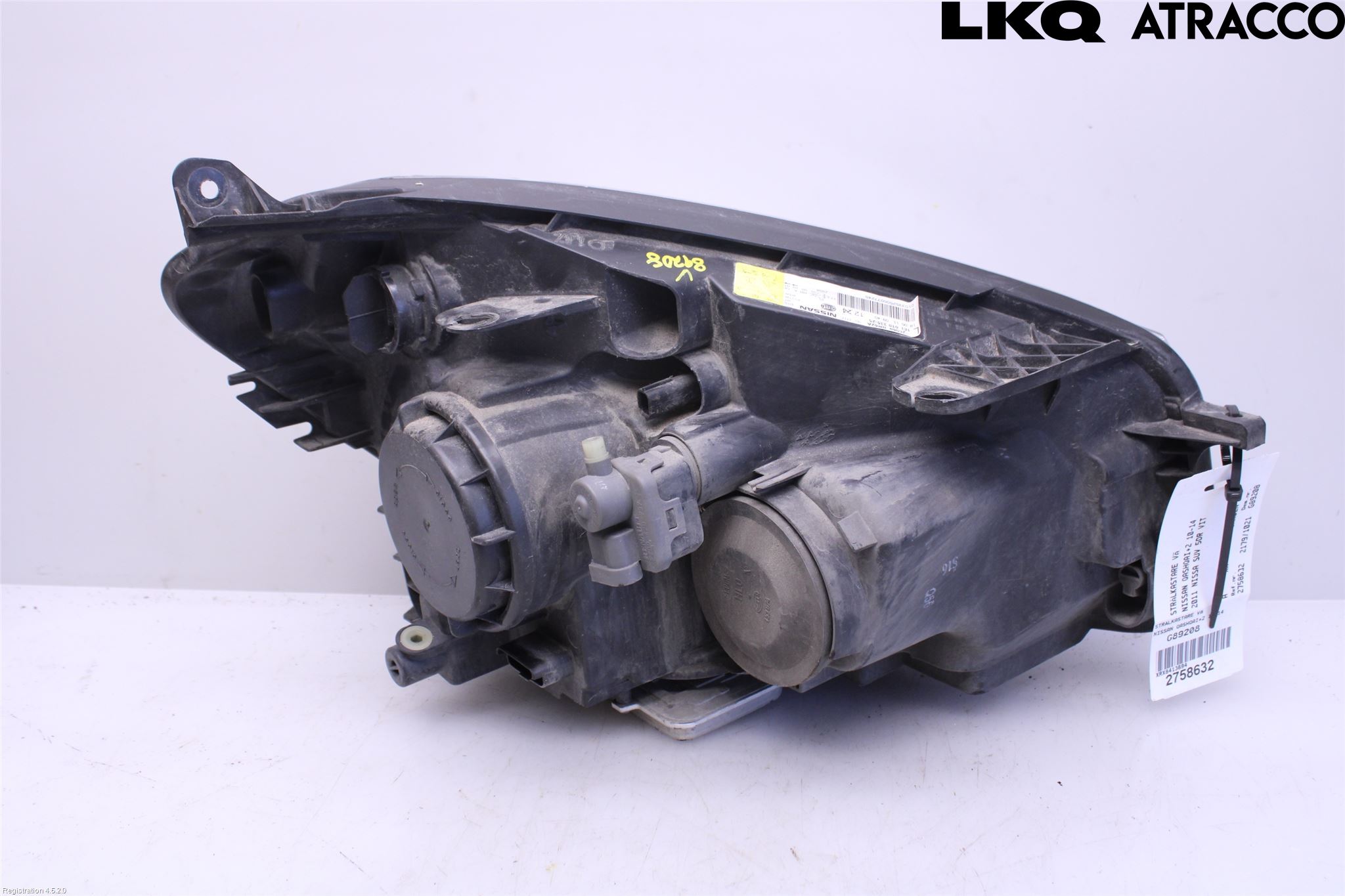 Nissan QASHQAI+2  10-14 Strålkastare Vänster