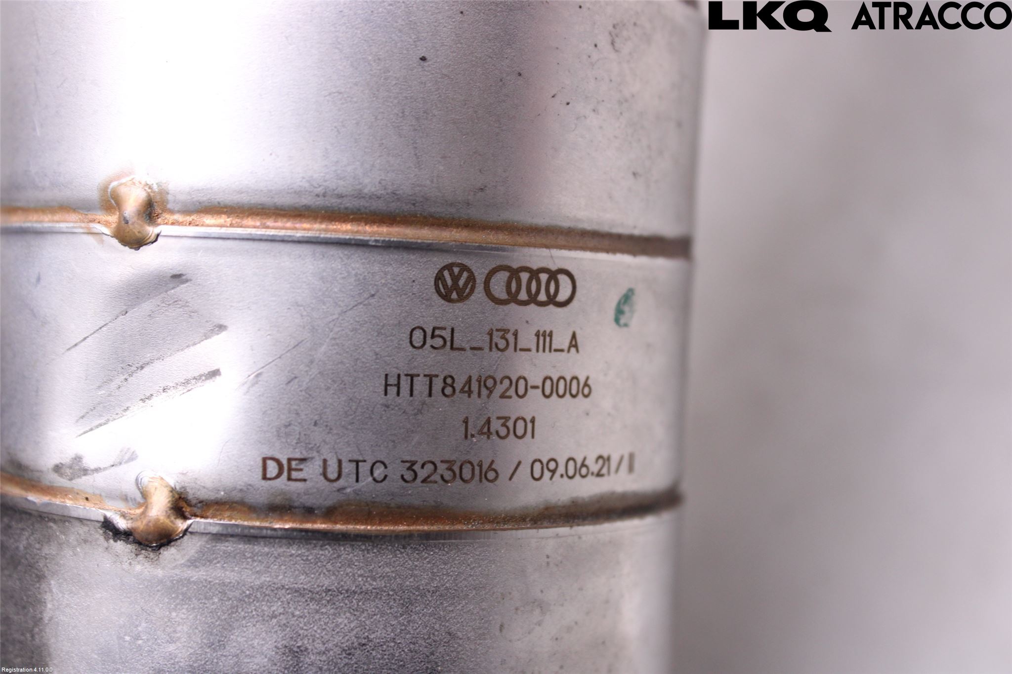 Audi A6 F2/C8 19- Laddluft-Intercoolerrör