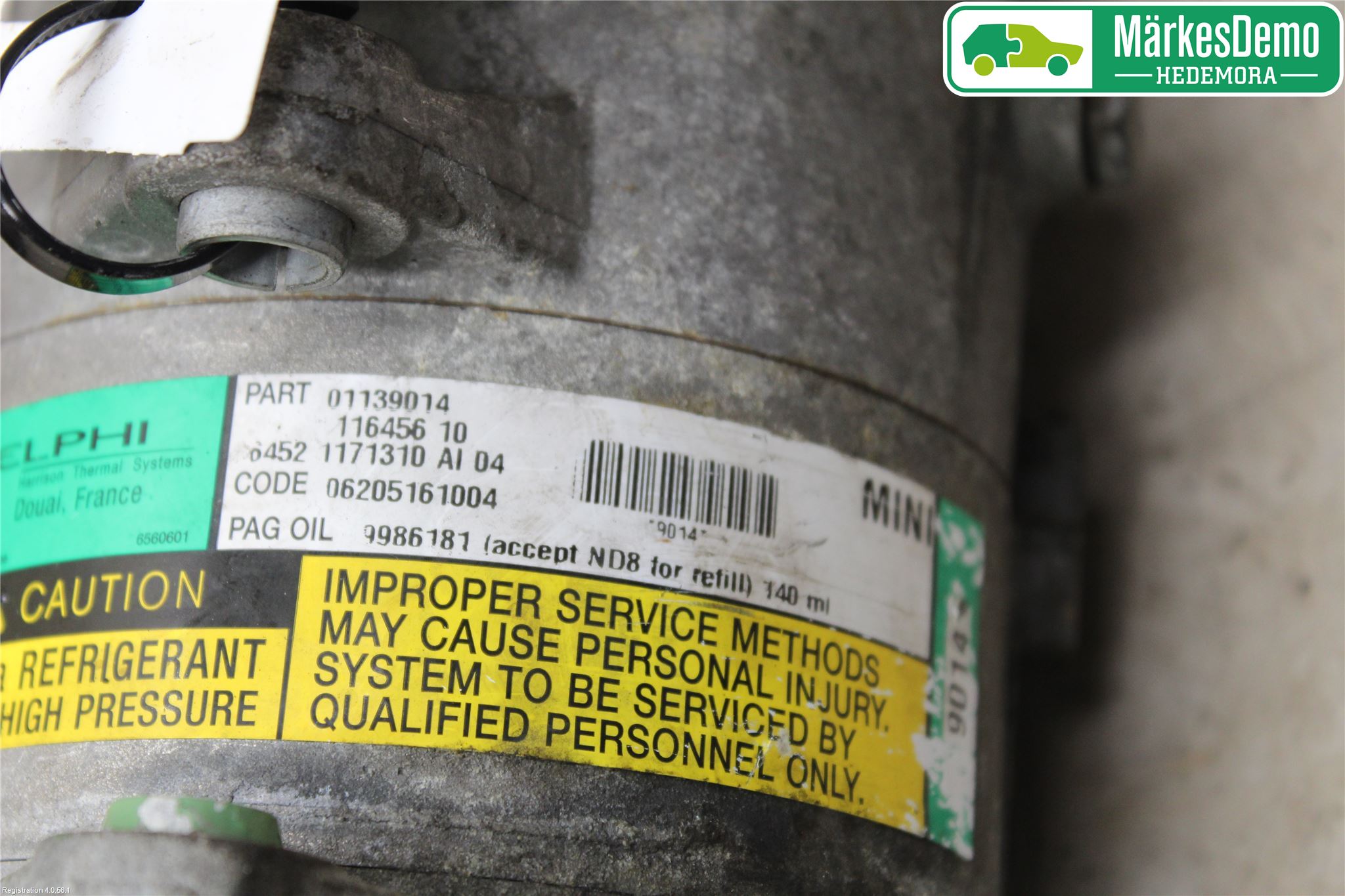 Mini COUPE R50/53 01-06 Ac Kompressor