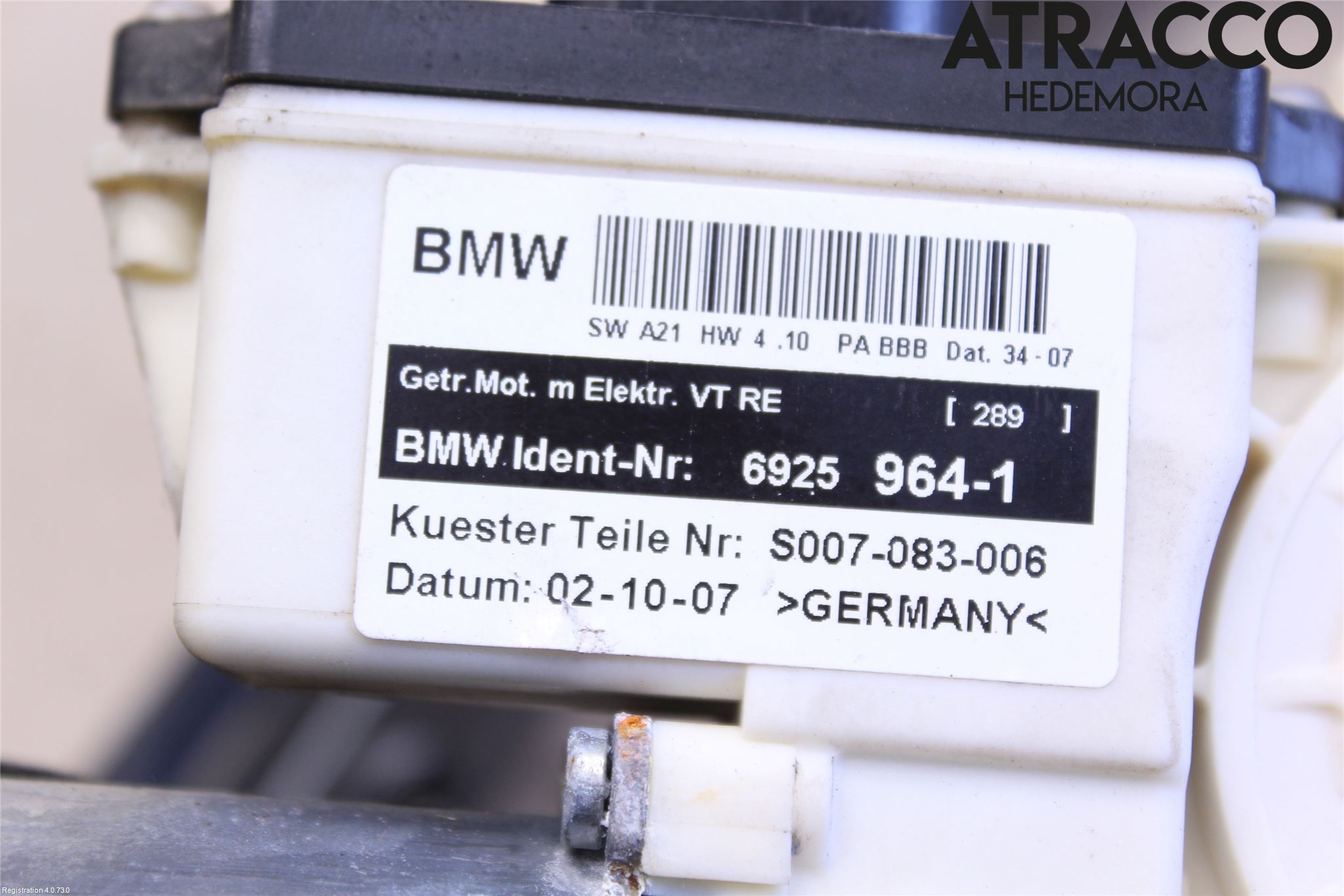 BMW X3 E83     03-10 Fönsterhiss El Kompl