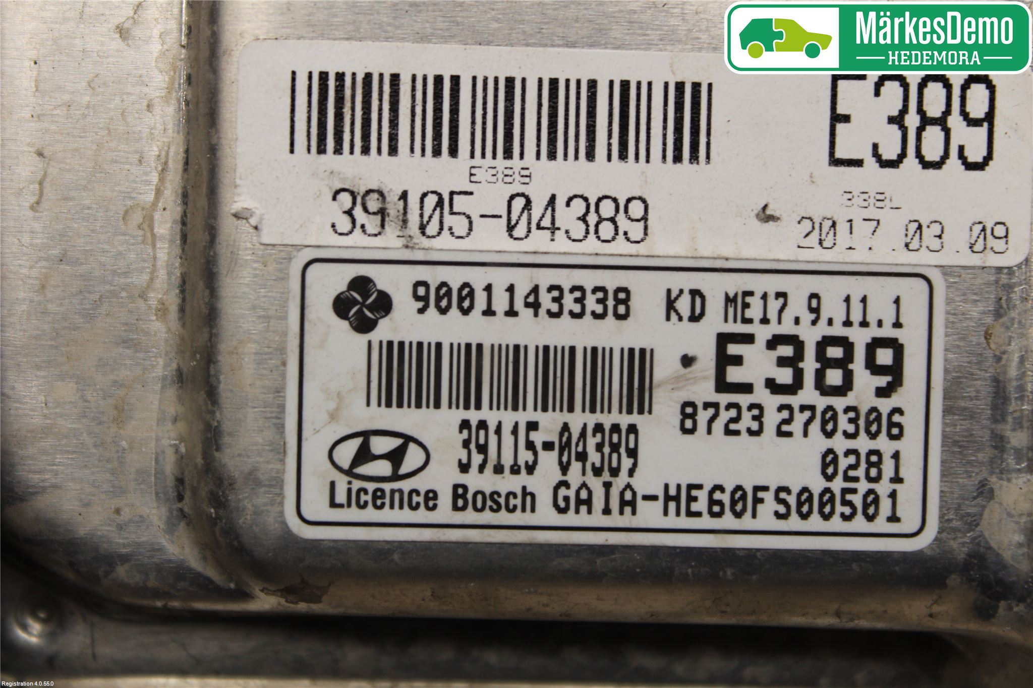 Hyundai i10 BA 17-20 Styrenhet Insprut Bensin