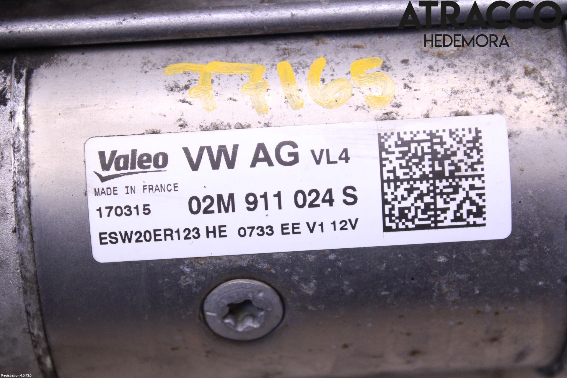 Audi A3/S3 8V 13-20 Startmotor Diesel