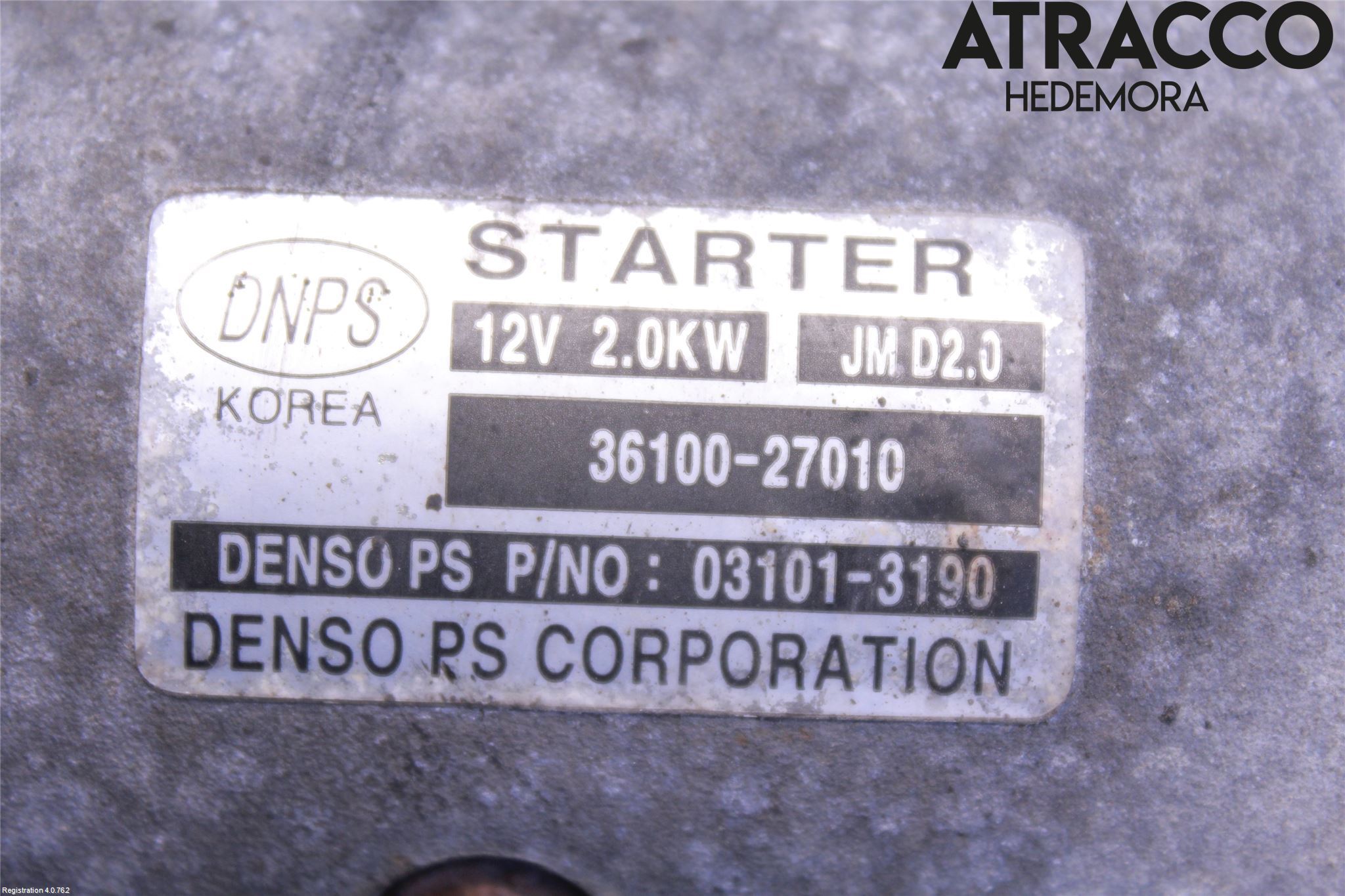 Hyundai SANTA FE  06-12 Startmotor Diesel