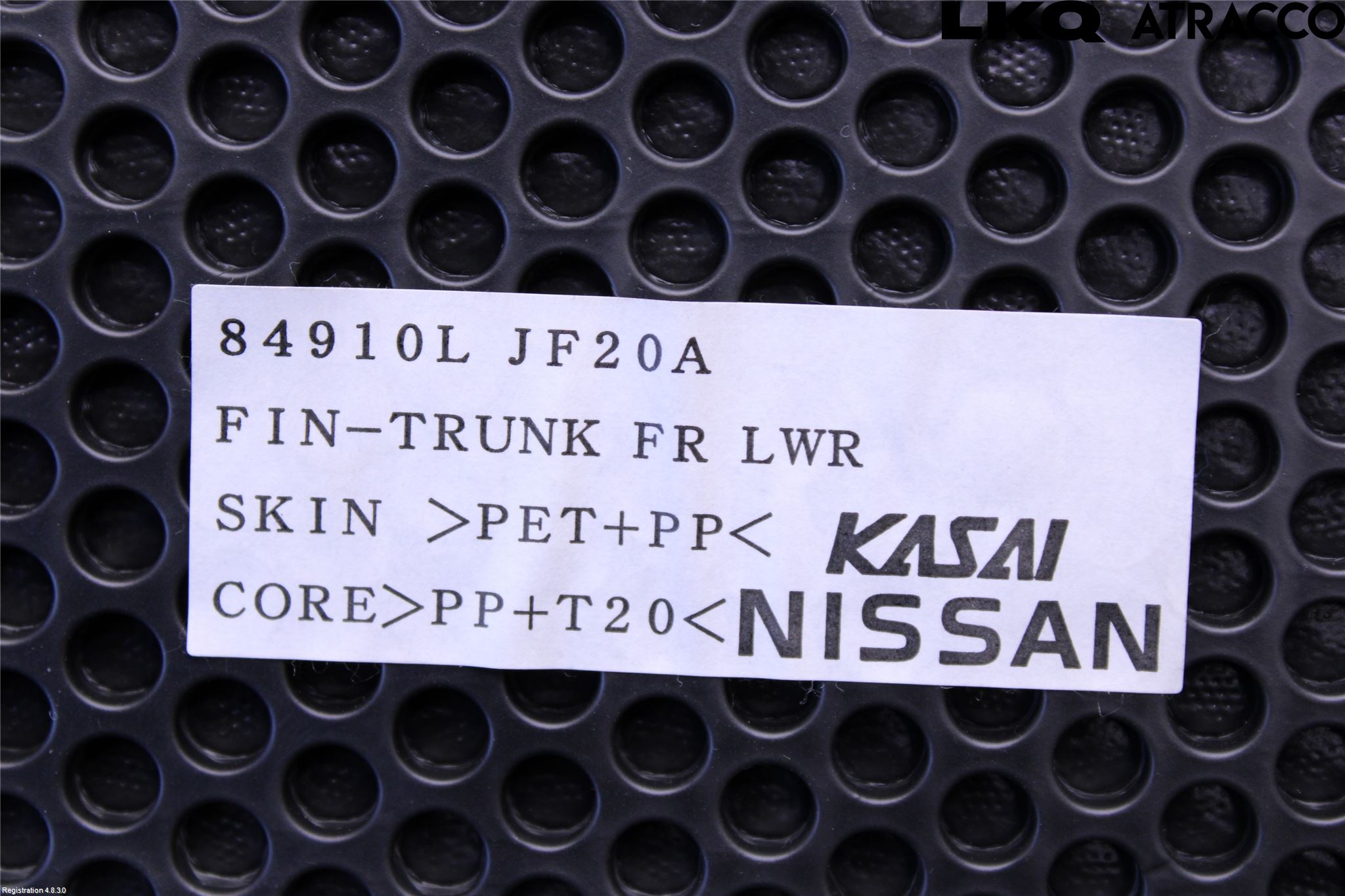 Nissan GT-R Inrbagagerumklädsel-Golv