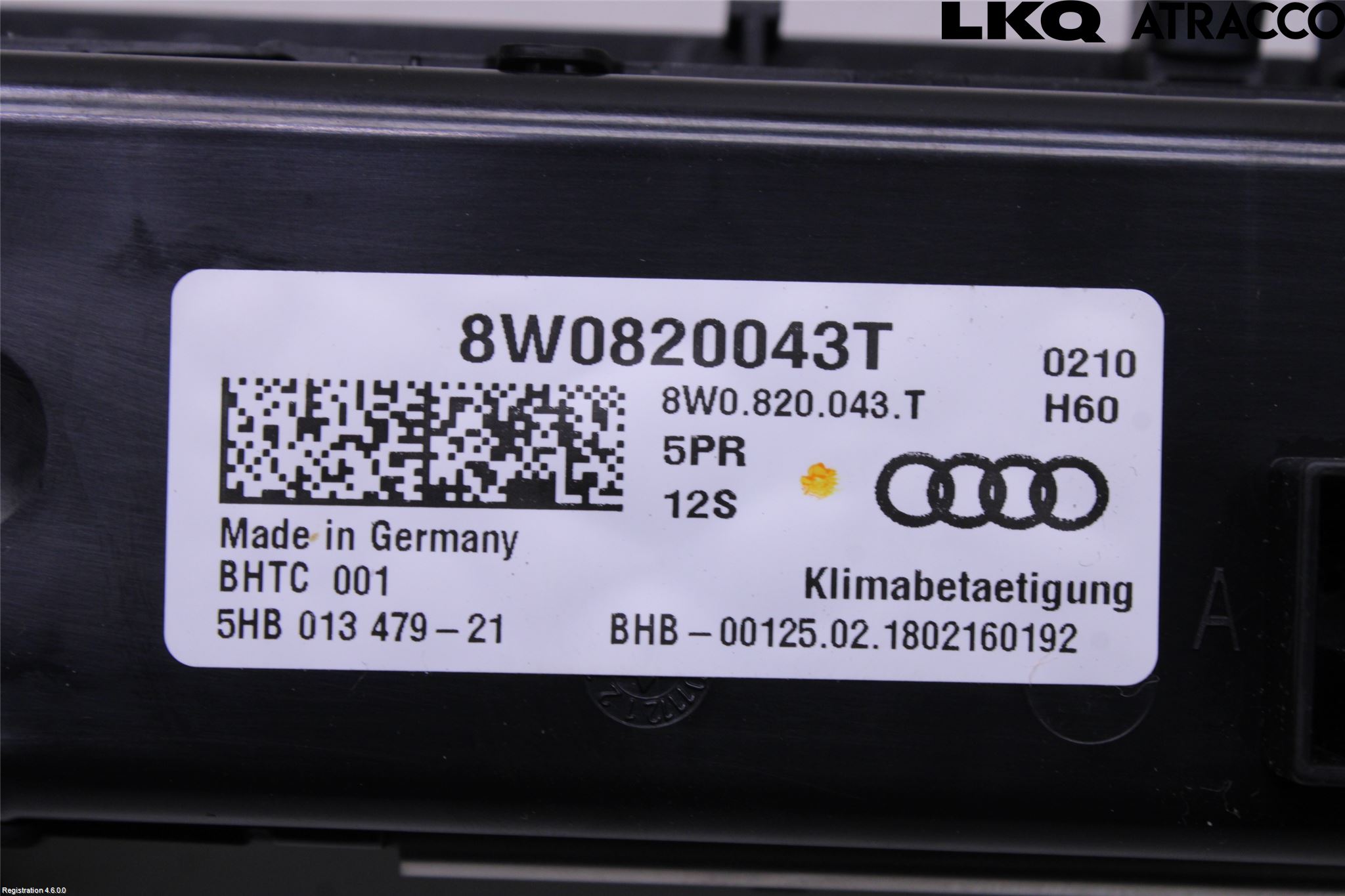 Audi A5 17- Ac Styrenhet Ac Manöveren