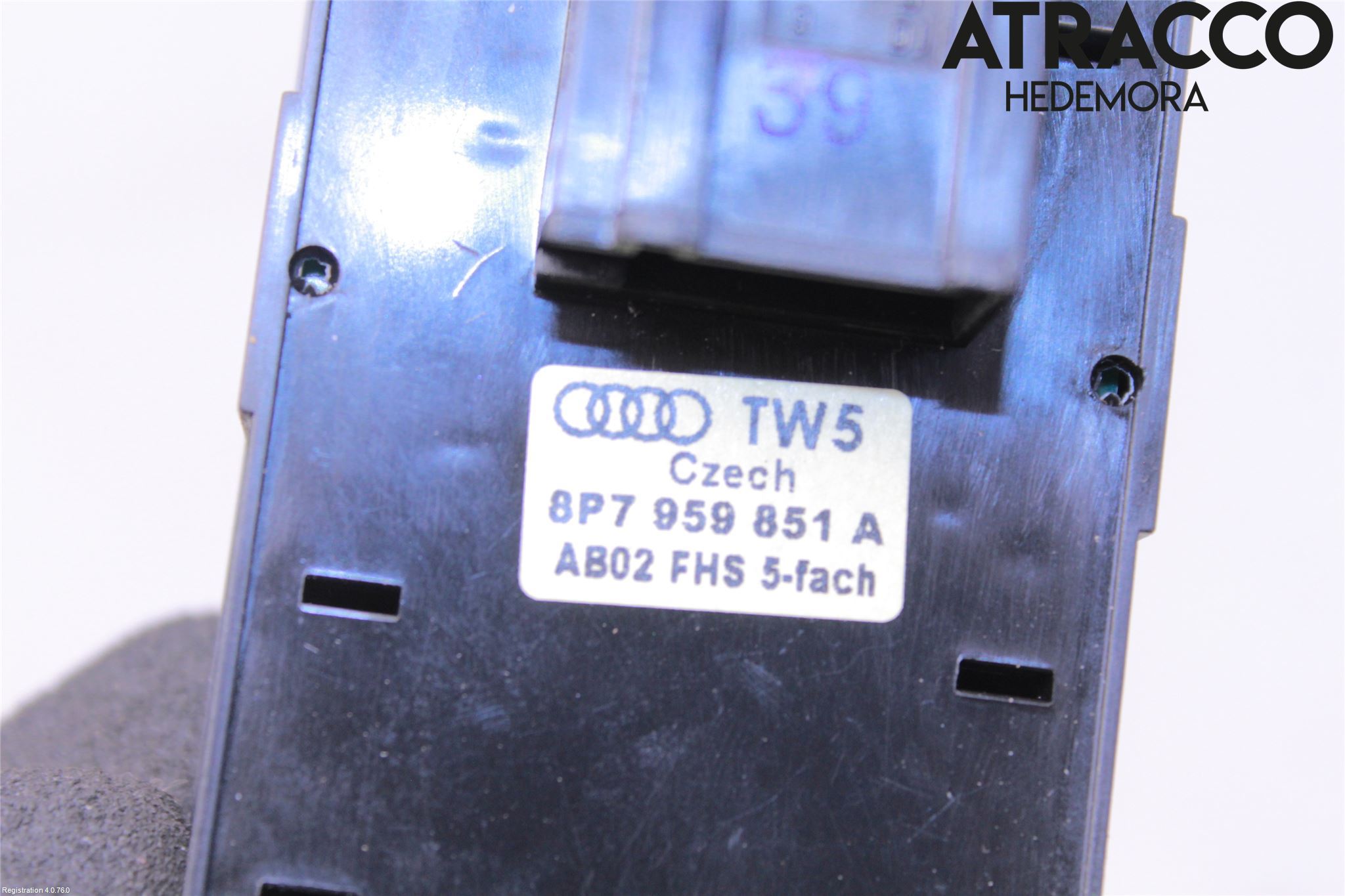 Audi A3/S3 05-13 Strömställare Elhiss