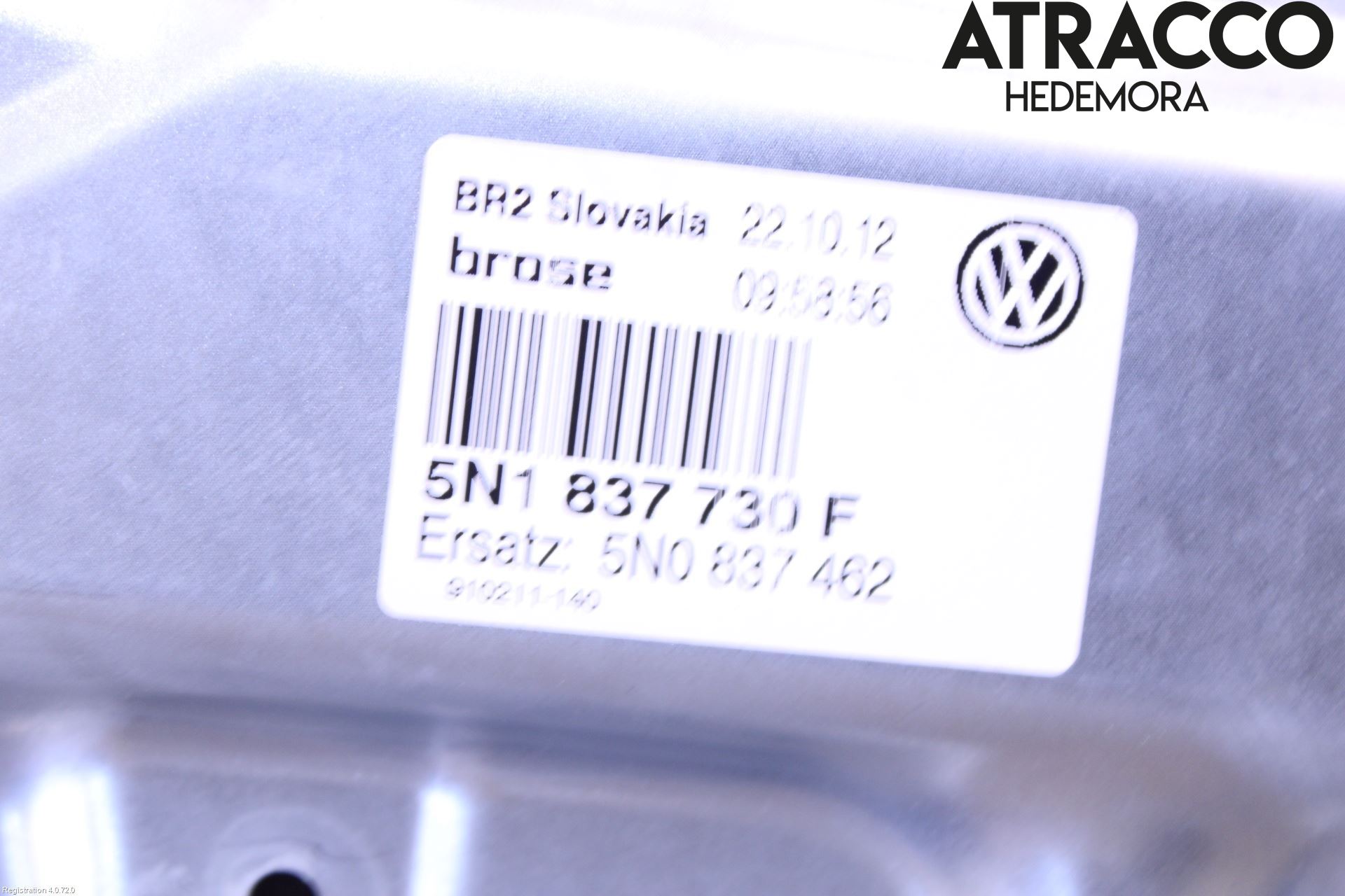 Volkswagen VW TIGUAN 07-16 Fönsterhiss El Kompl