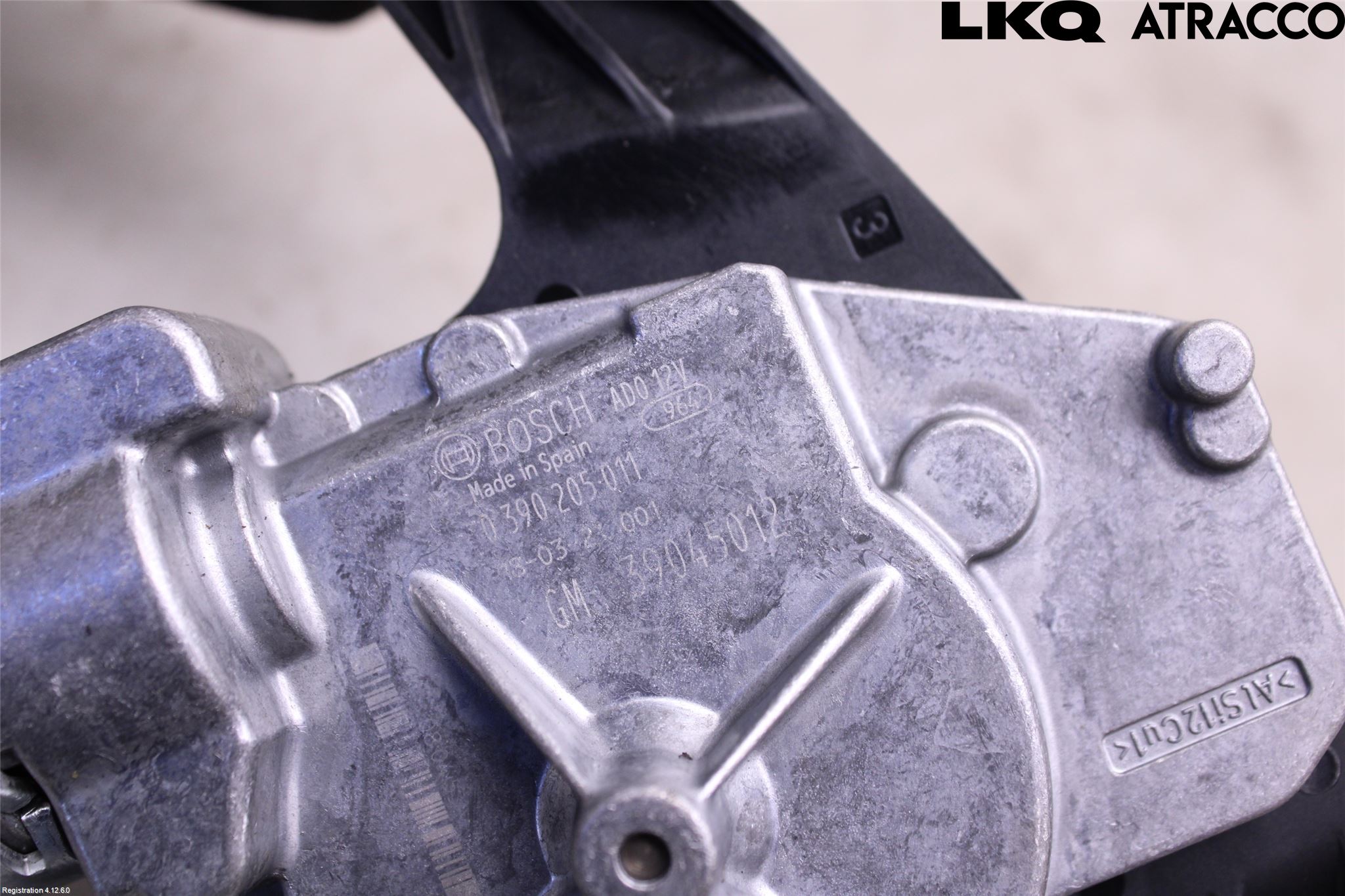 Opel CORSA E 15-19 Torkarmotor Baklucka