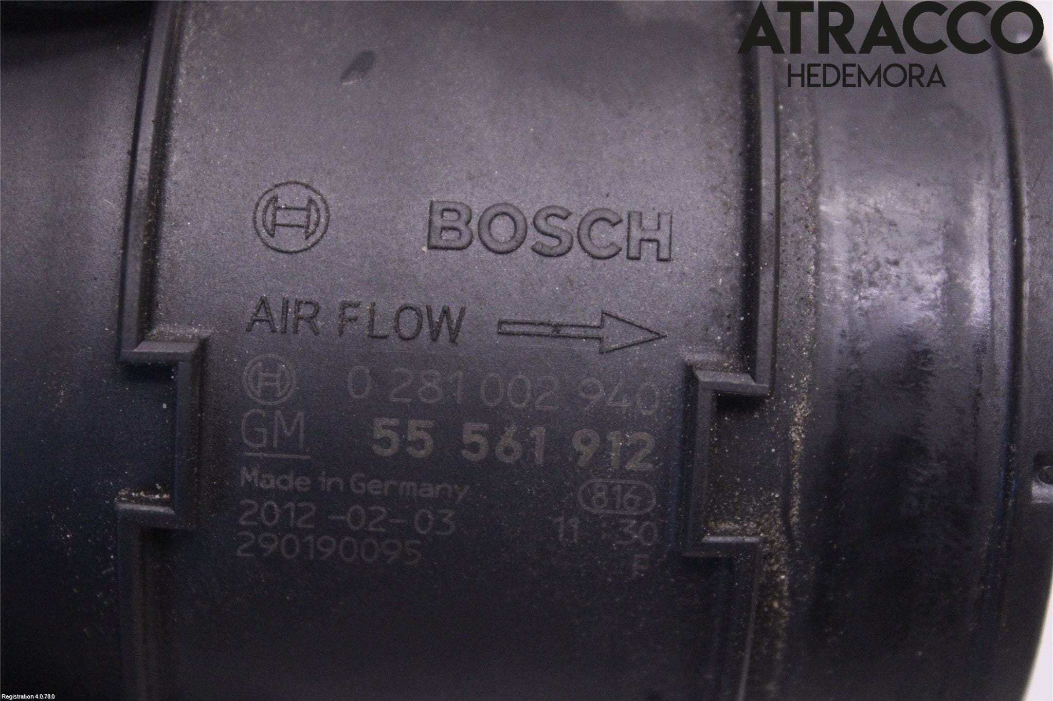 Opel ASTRA J 10-15 Injluftmassamätare