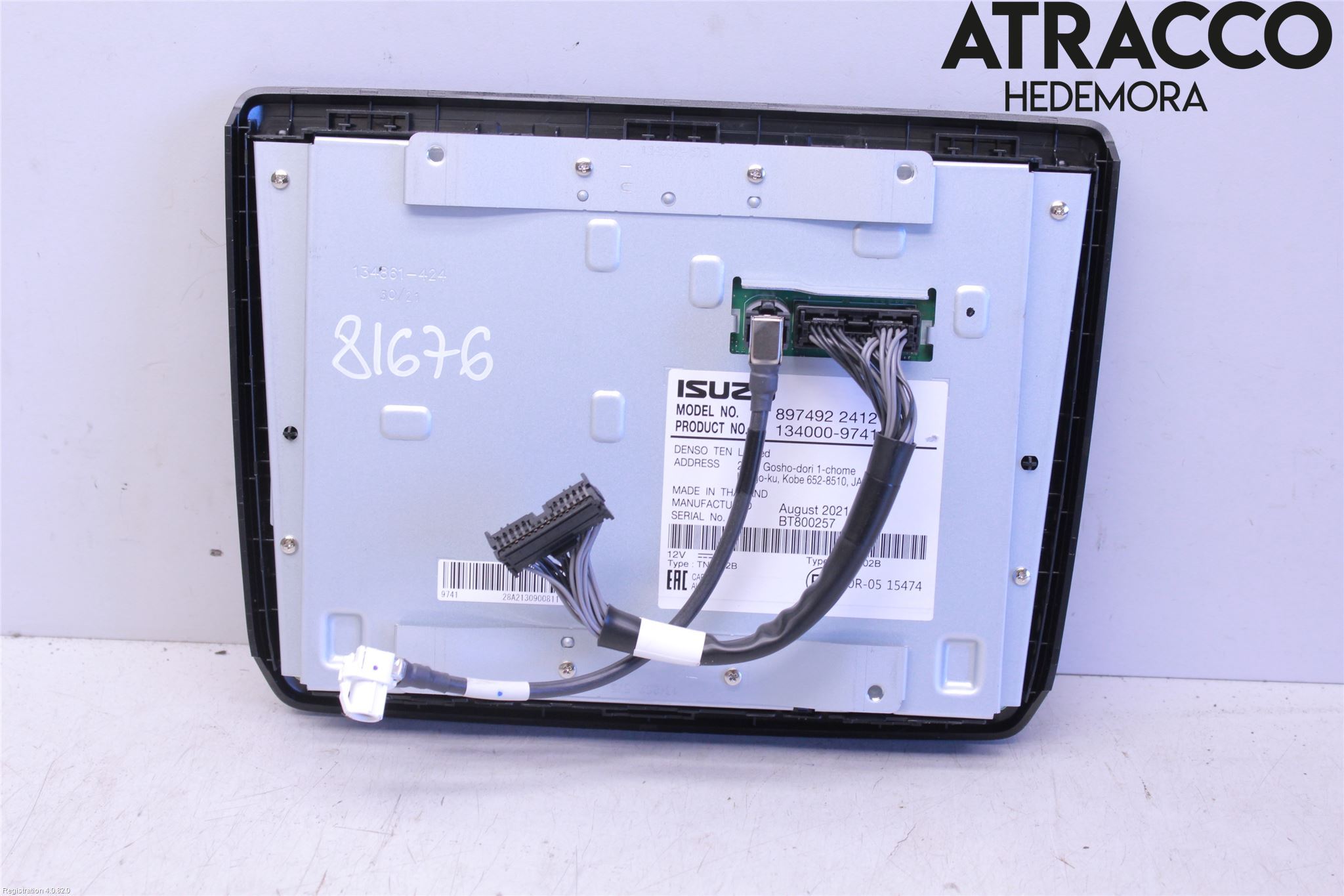 Isuzu D-MAX Cd Radio - Multimediapanel