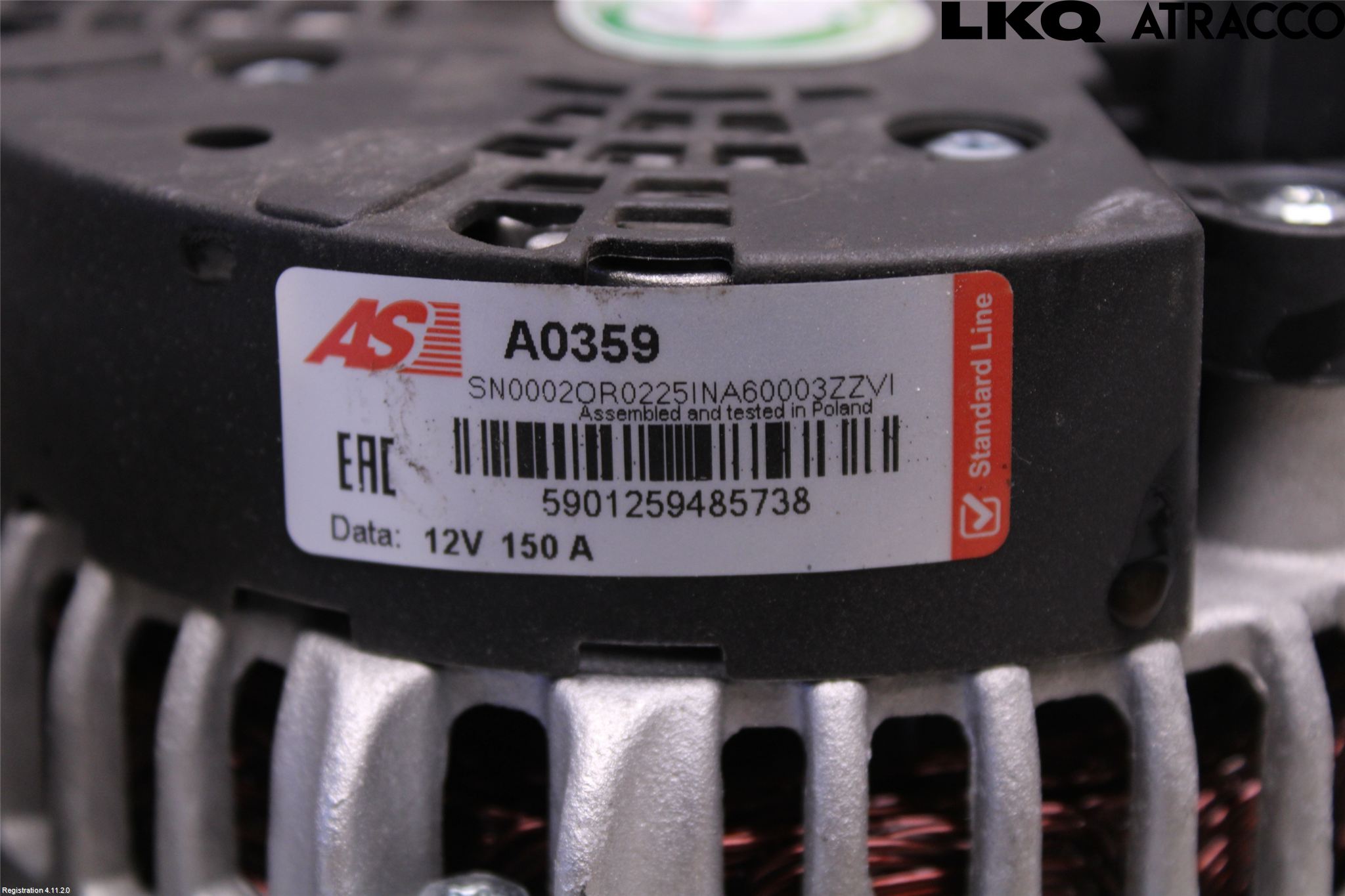 Ford TRANSIT SKÅP/BUSS 14-22 Generator