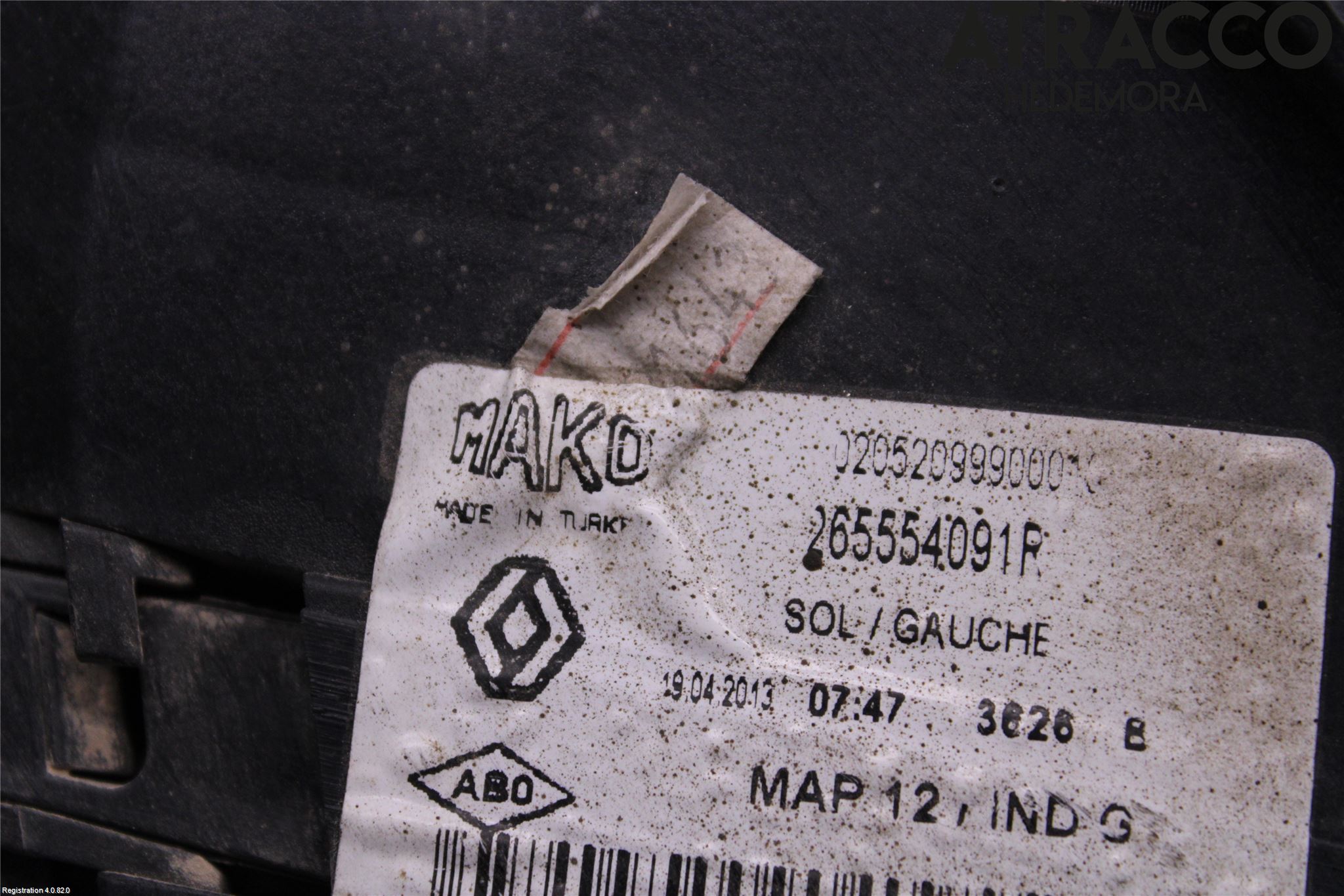Renault CLIO IV 12-16 Bakljus Vänster